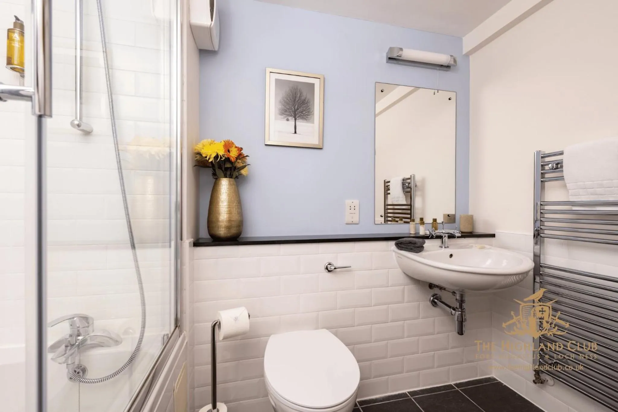 Shower in The Highland Club