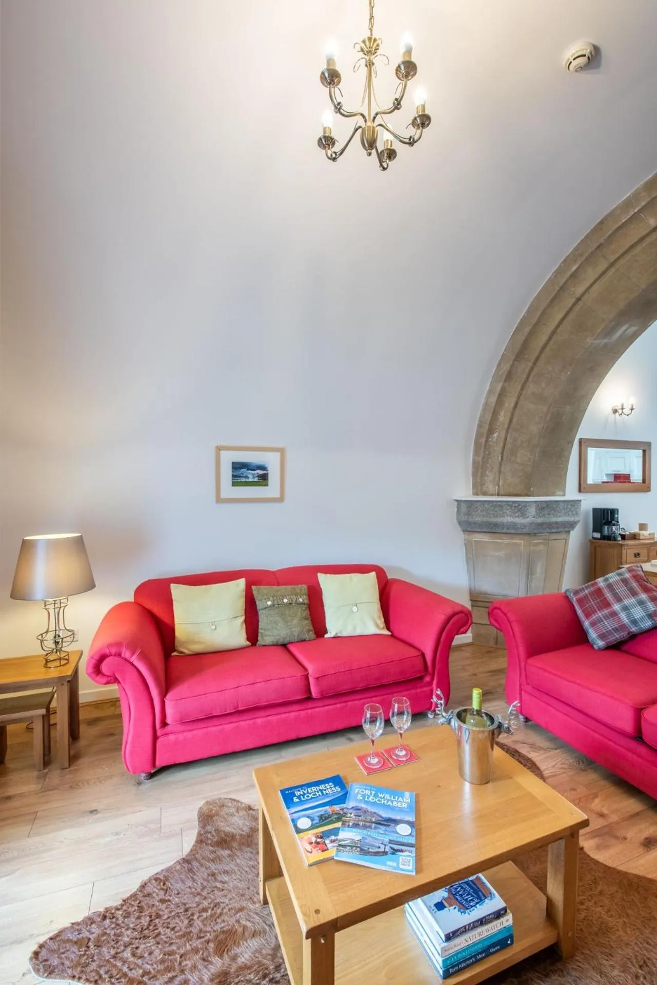 Living room in The Highland Club