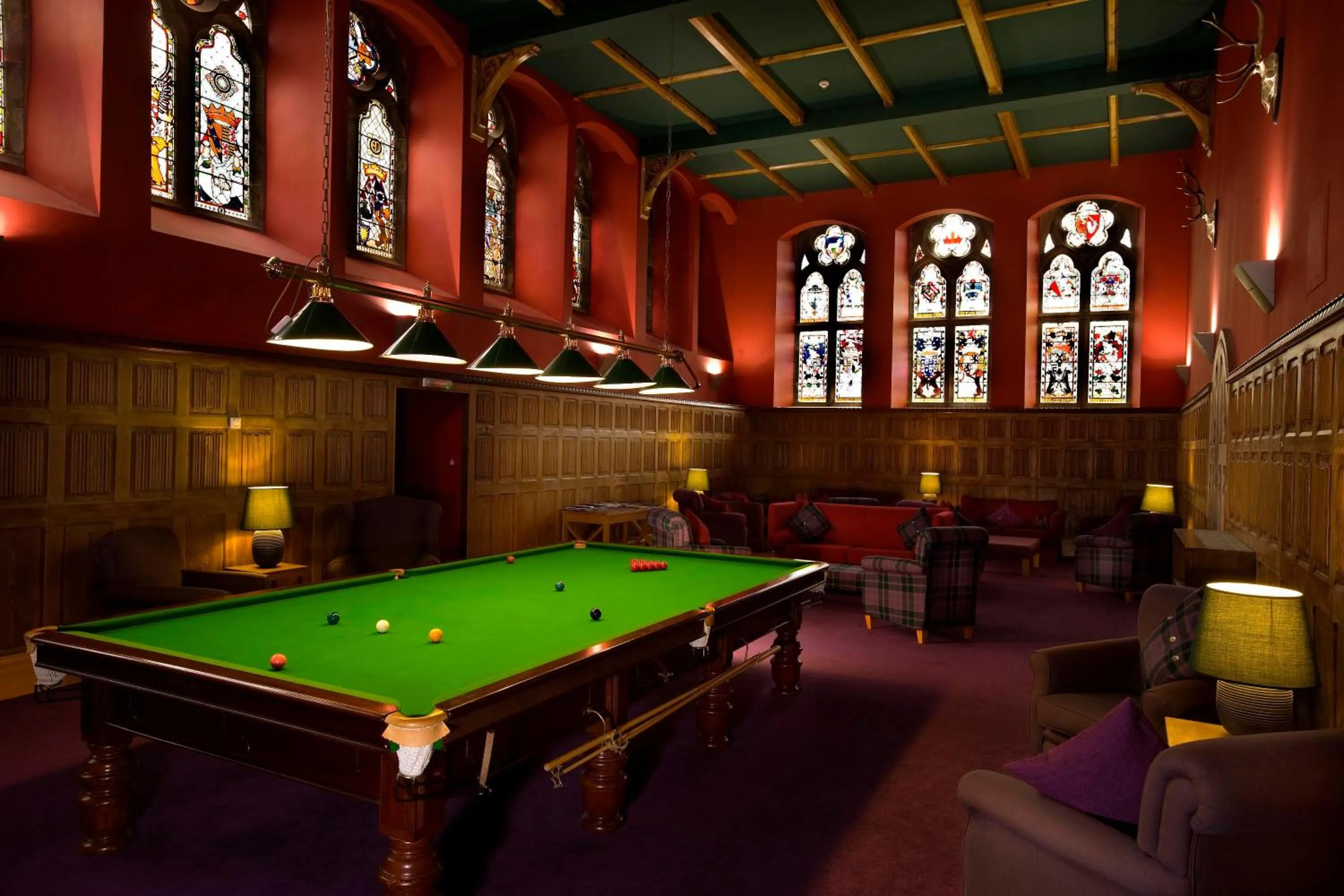 Billiard in The Highland Club
