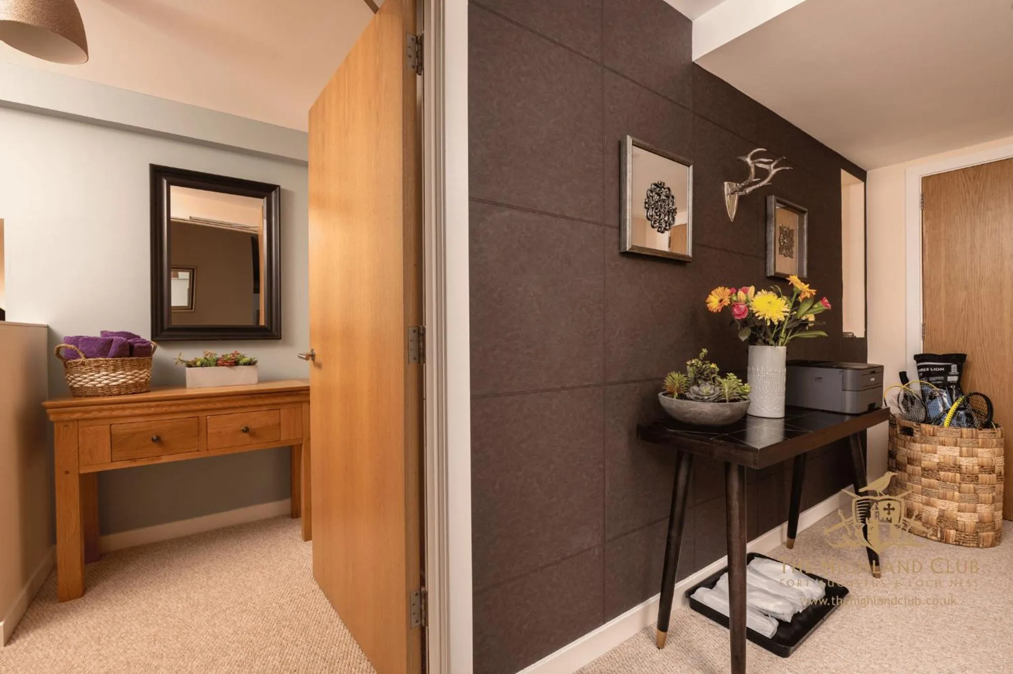 Lobby or reception in The Highland Club