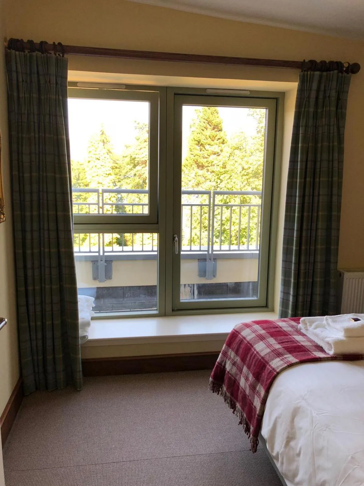 View (from property/room), Bed in The Highland Club