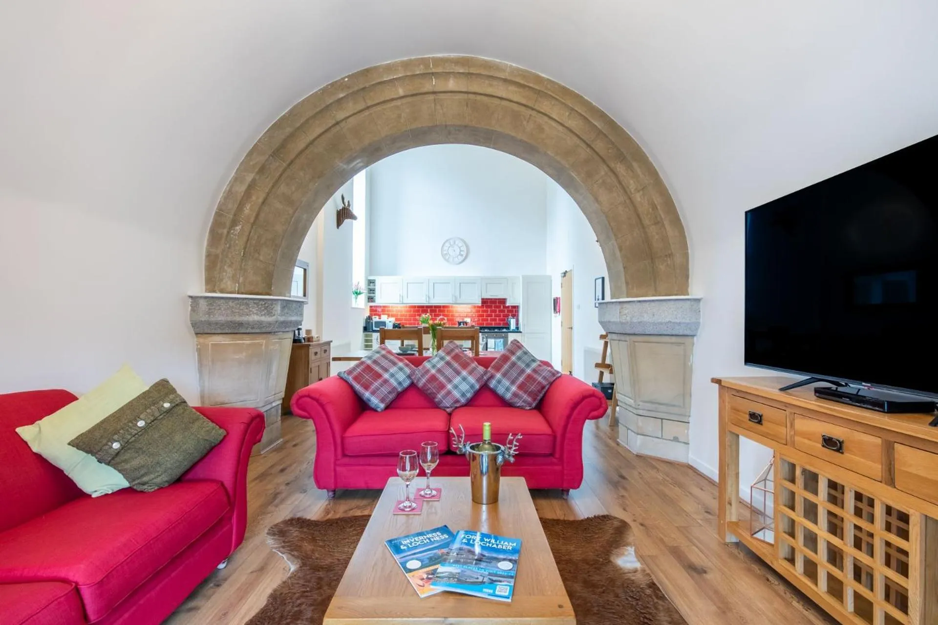 Living room in The Highland Club