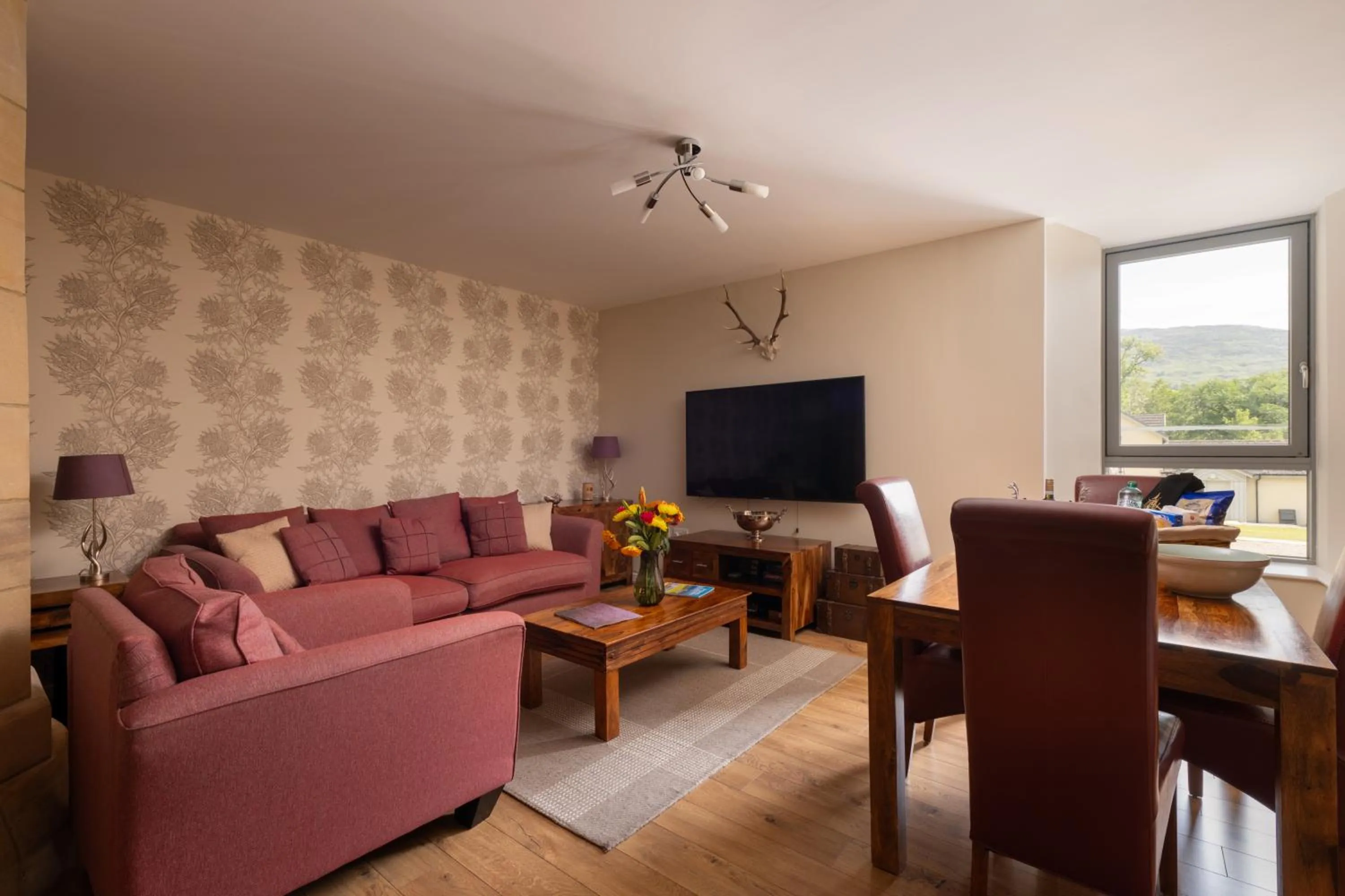 Living room in The Highland Club