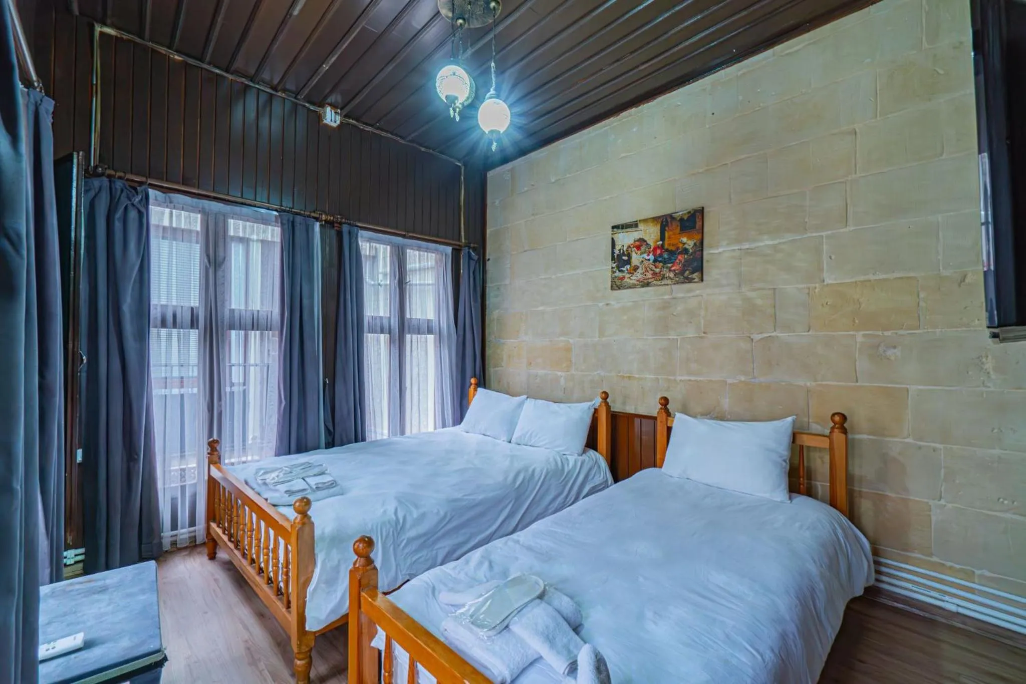 Bathroom, Bed in Kayacık Konağı