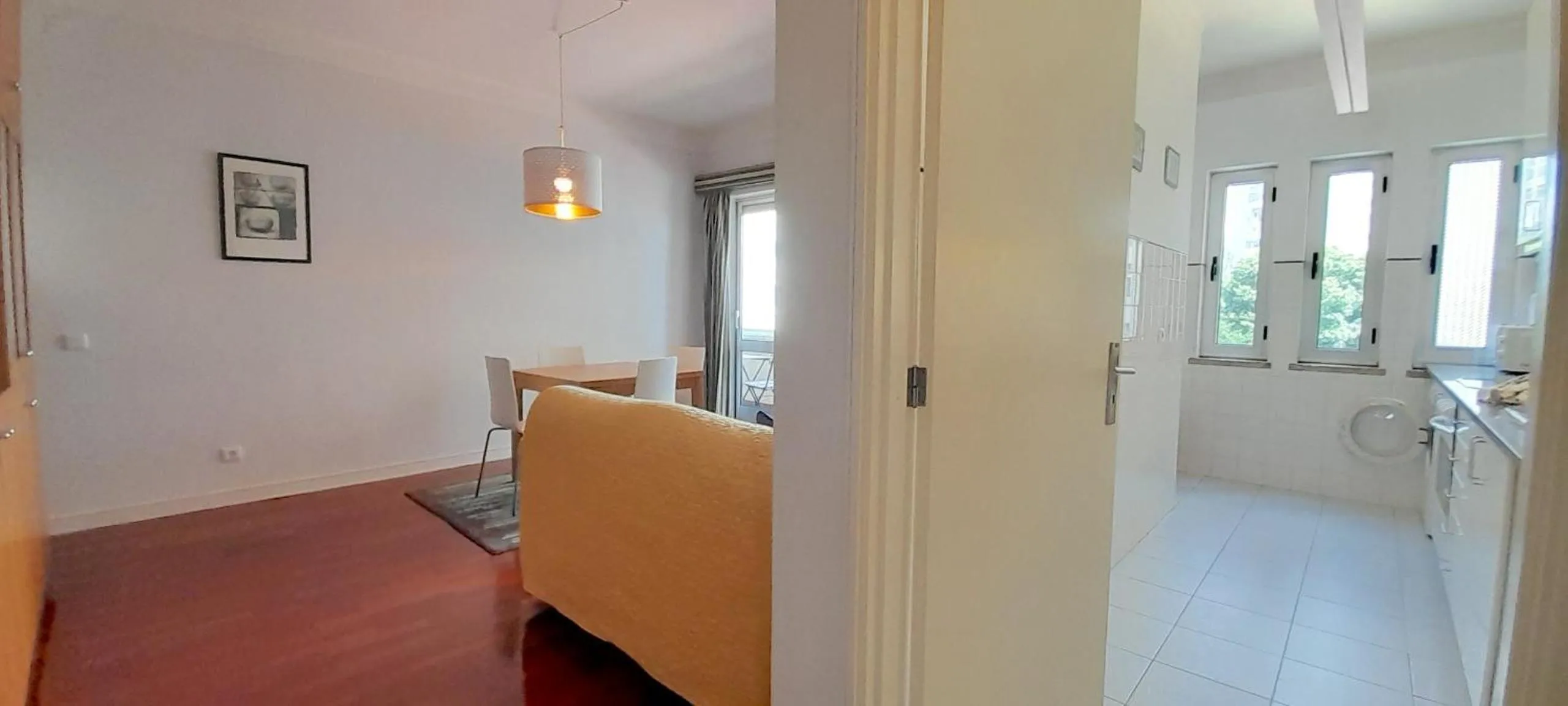 City flat near the sea