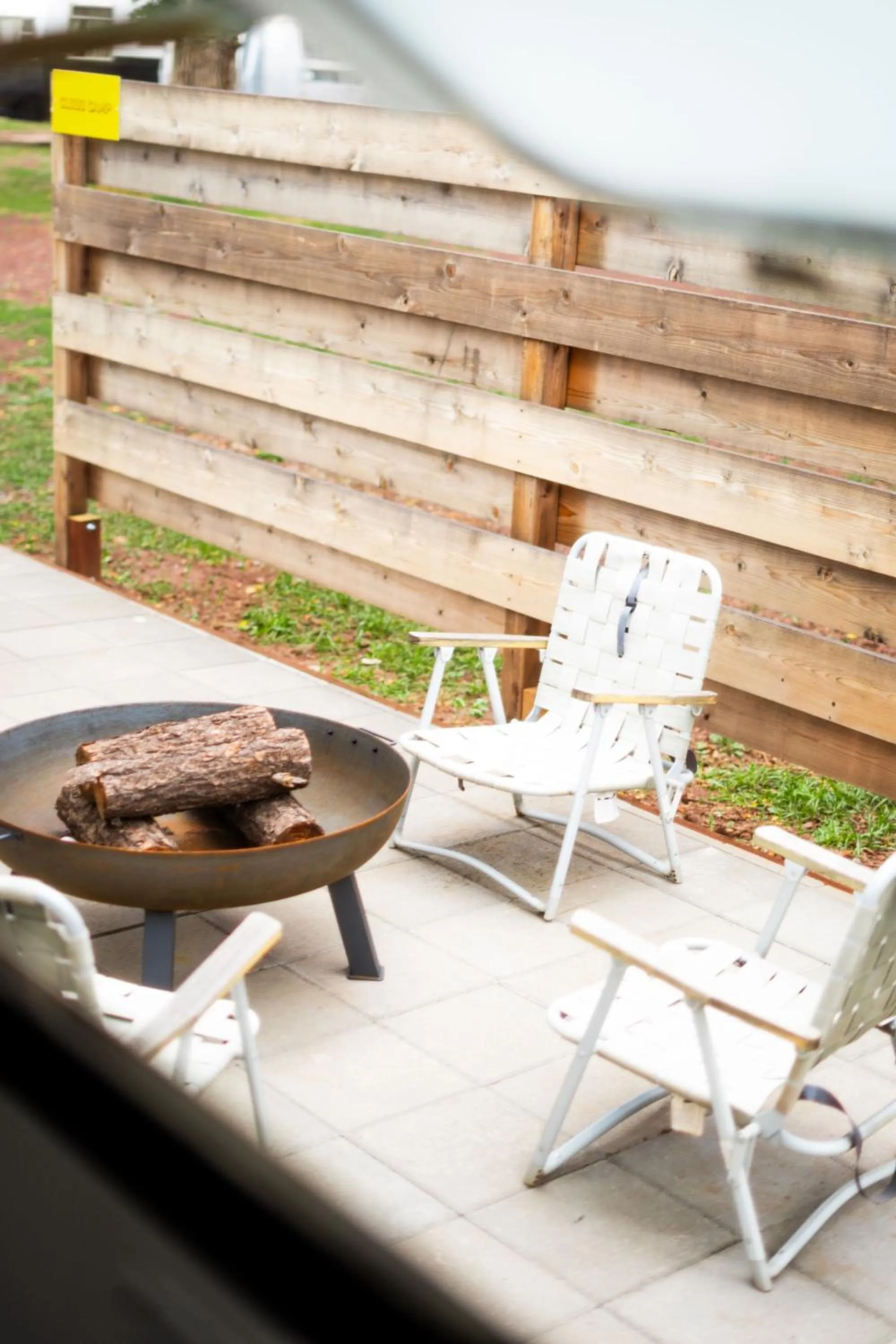 Patio in Corduroy Lodge