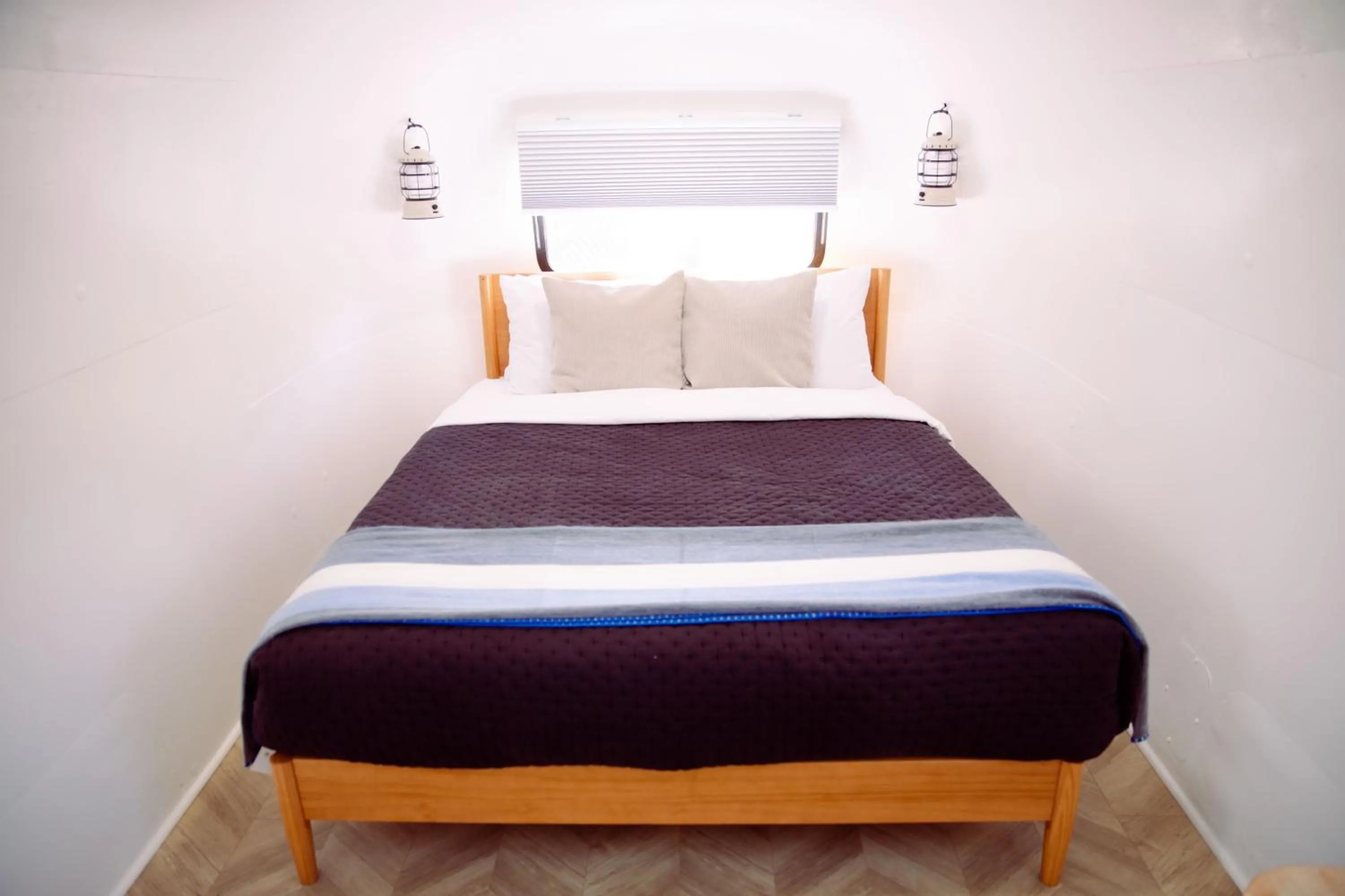 Bed in Corduroy Lodge