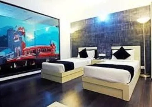 Bed in Hotel Olive Eva