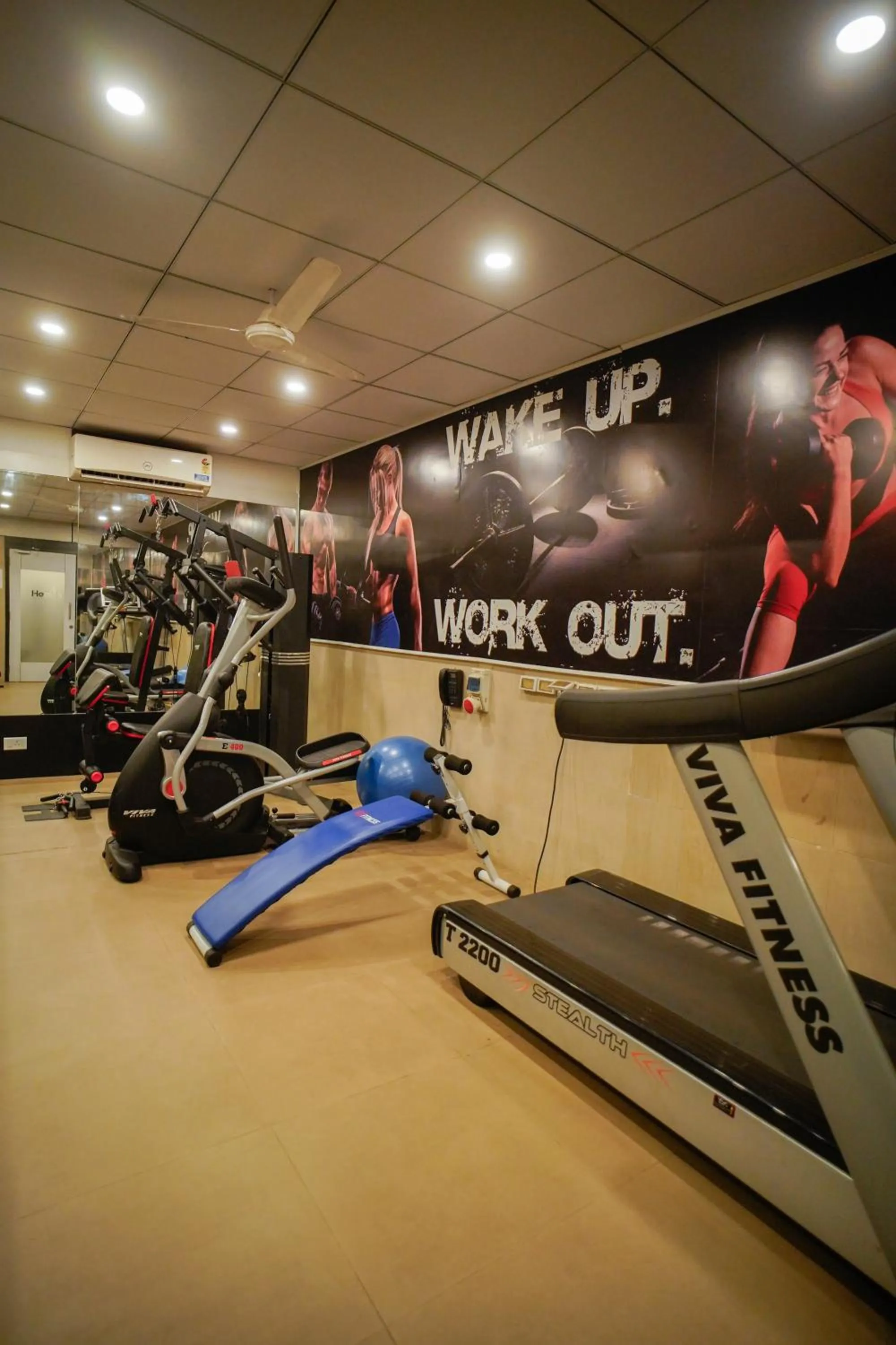 Fitness centre/facilities in Hotel Olive Eva
