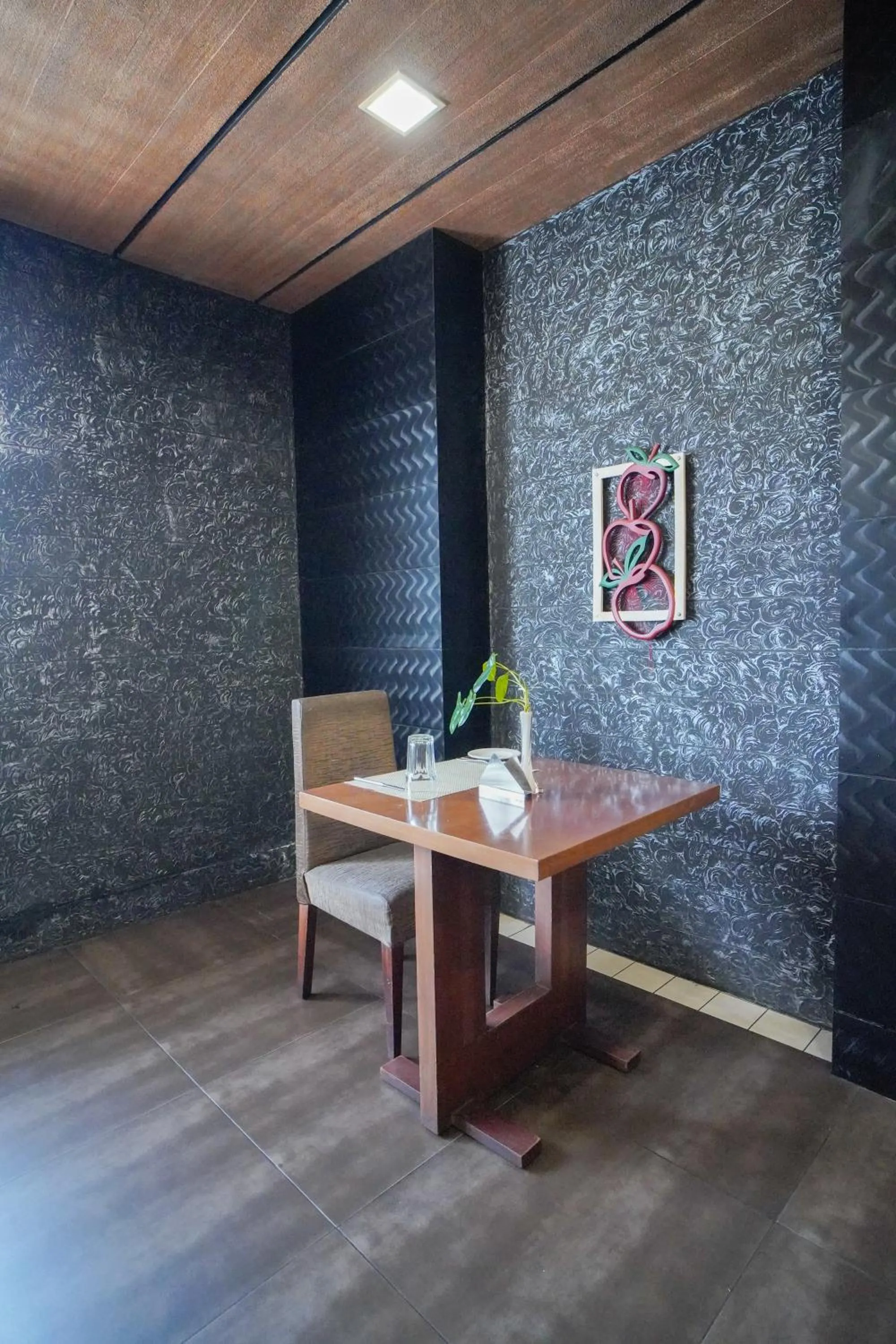 Dining area in Hotel Olive Eva