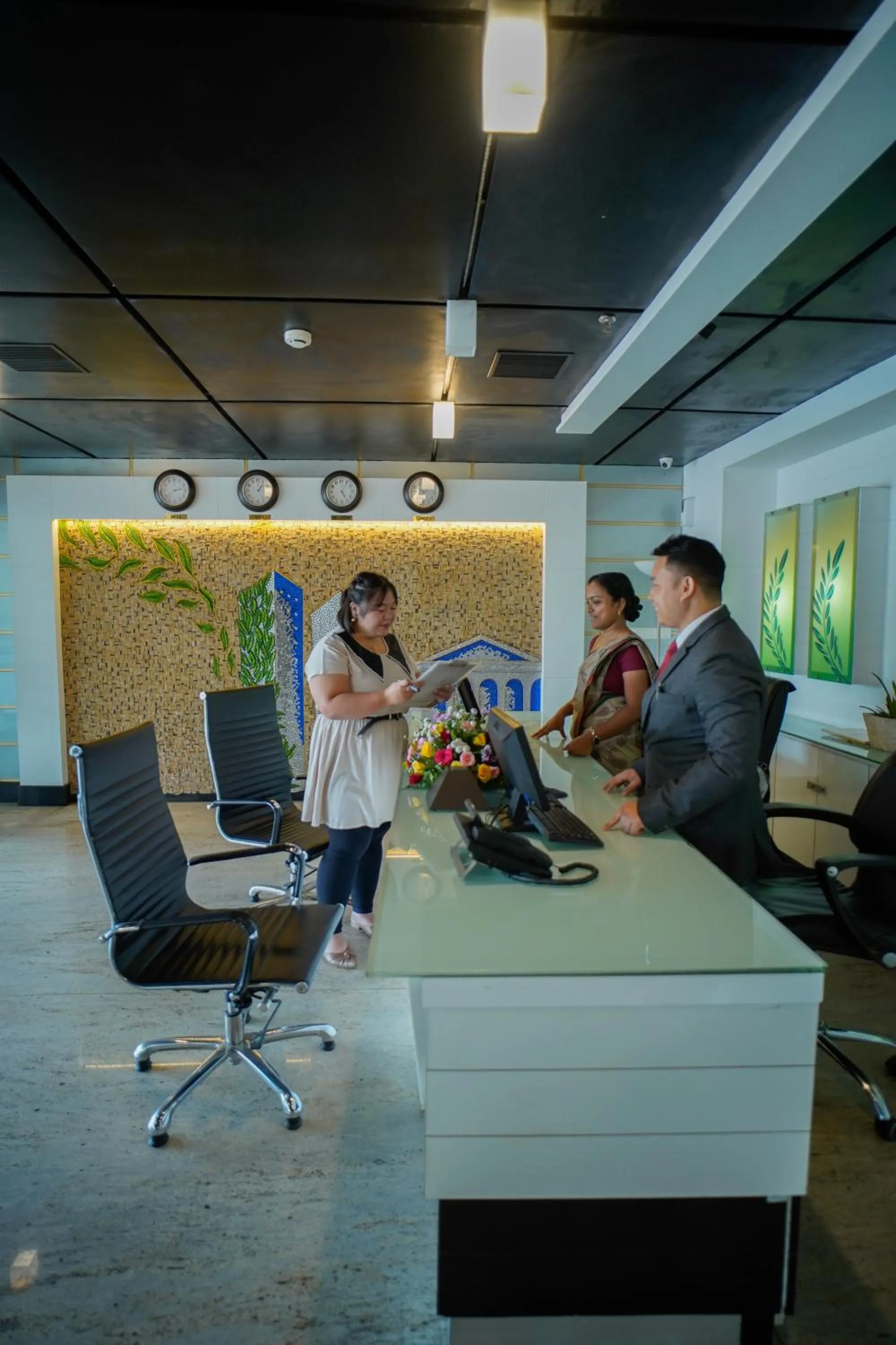 Property building in Hotel Olive Eva