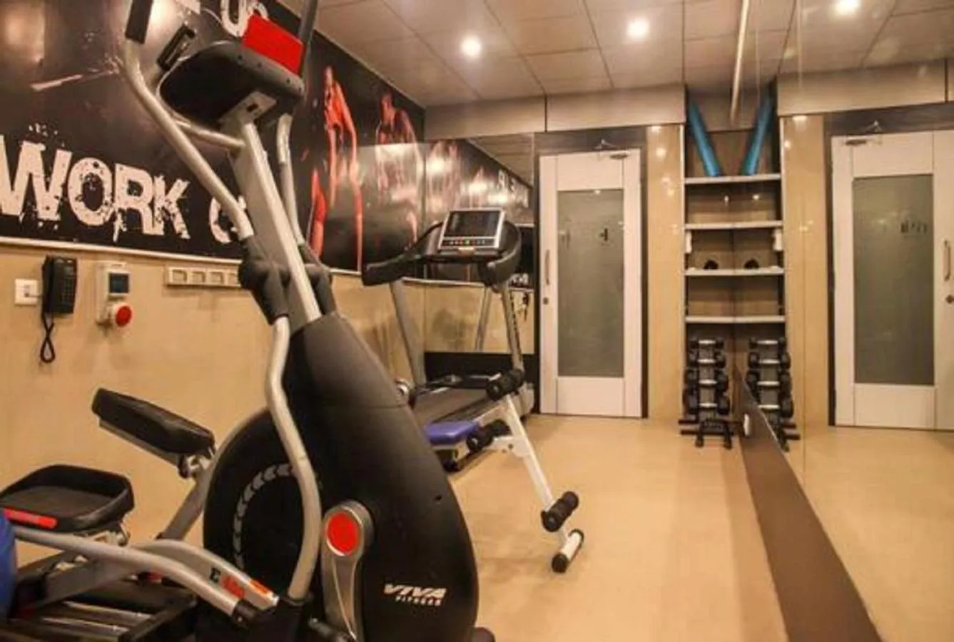 Fitness centre/facilities in Hotel Olive Eva