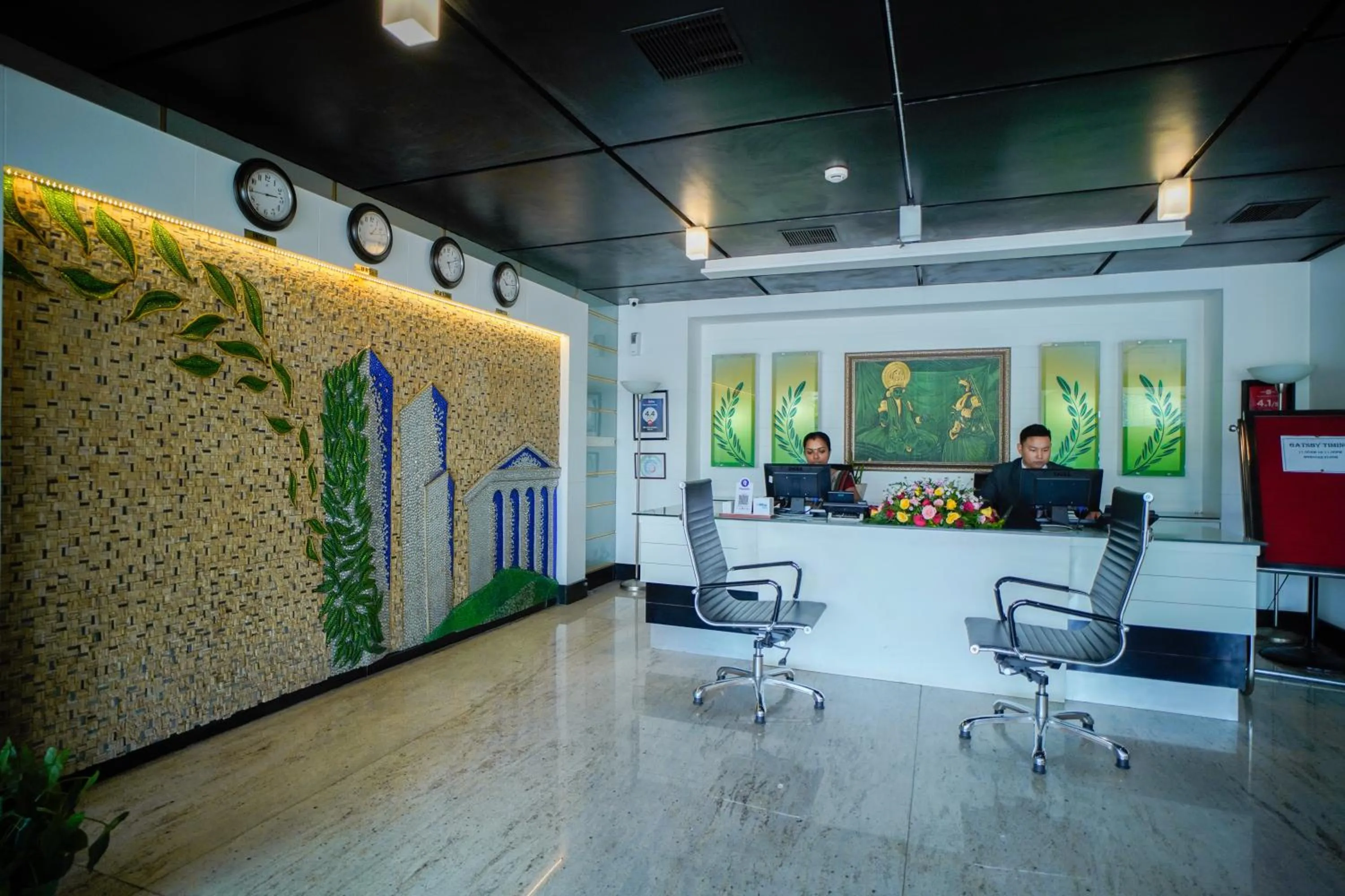 Lobby or reception in Hotel Olive Eva