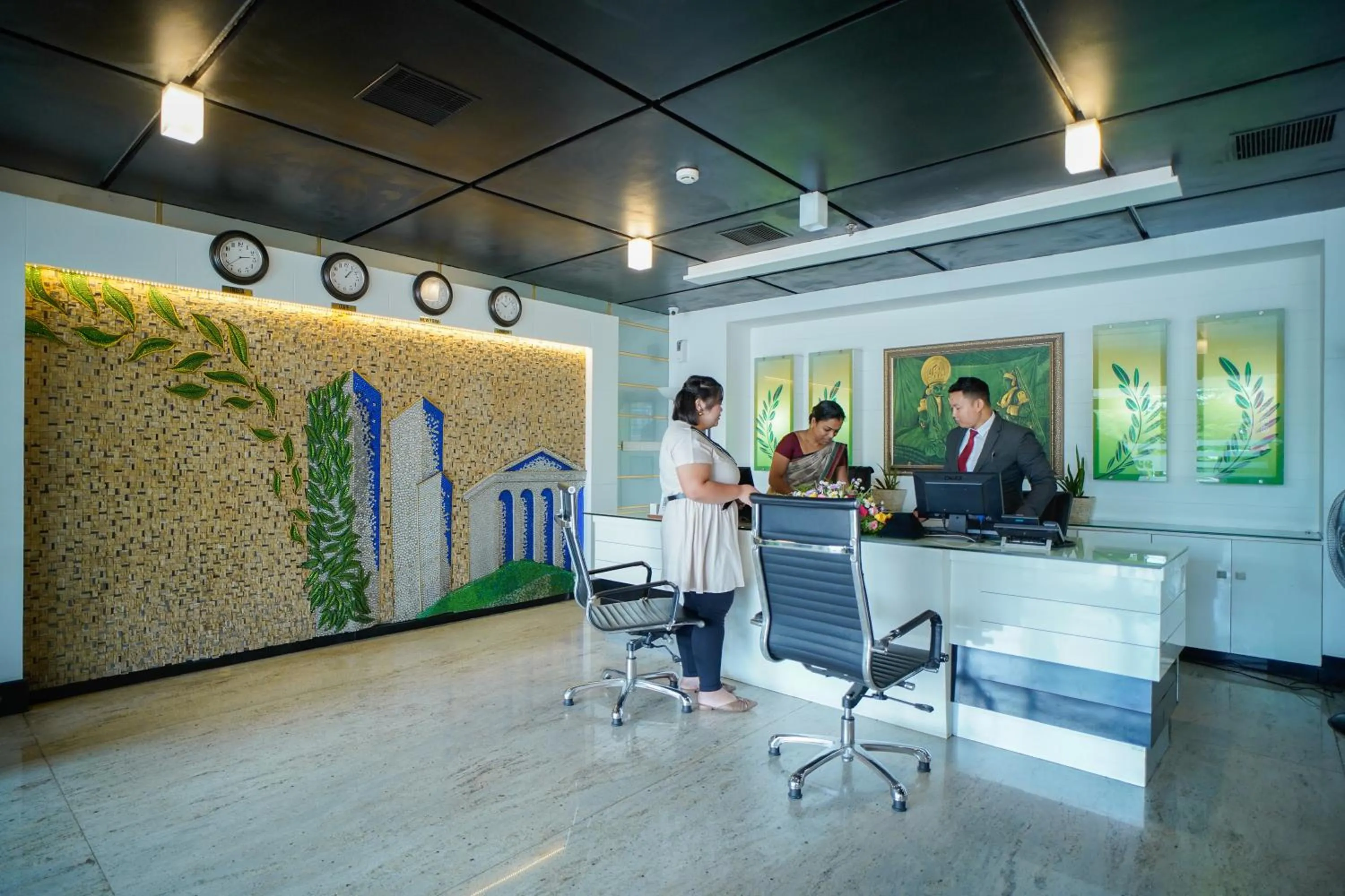 Lobby or reception in Hotel Olive Eva