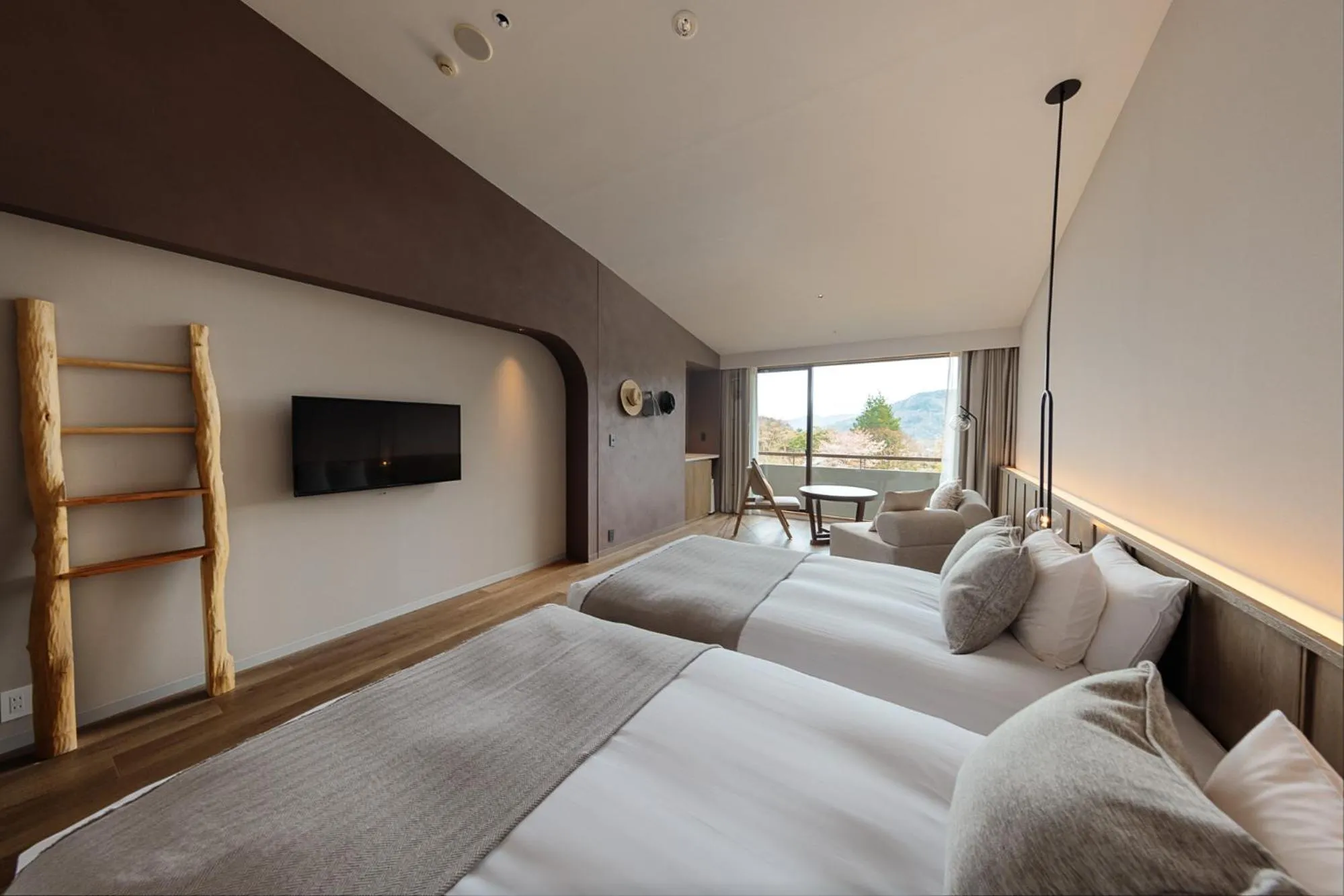 Bedroom, Bed in nol hakone myojindai