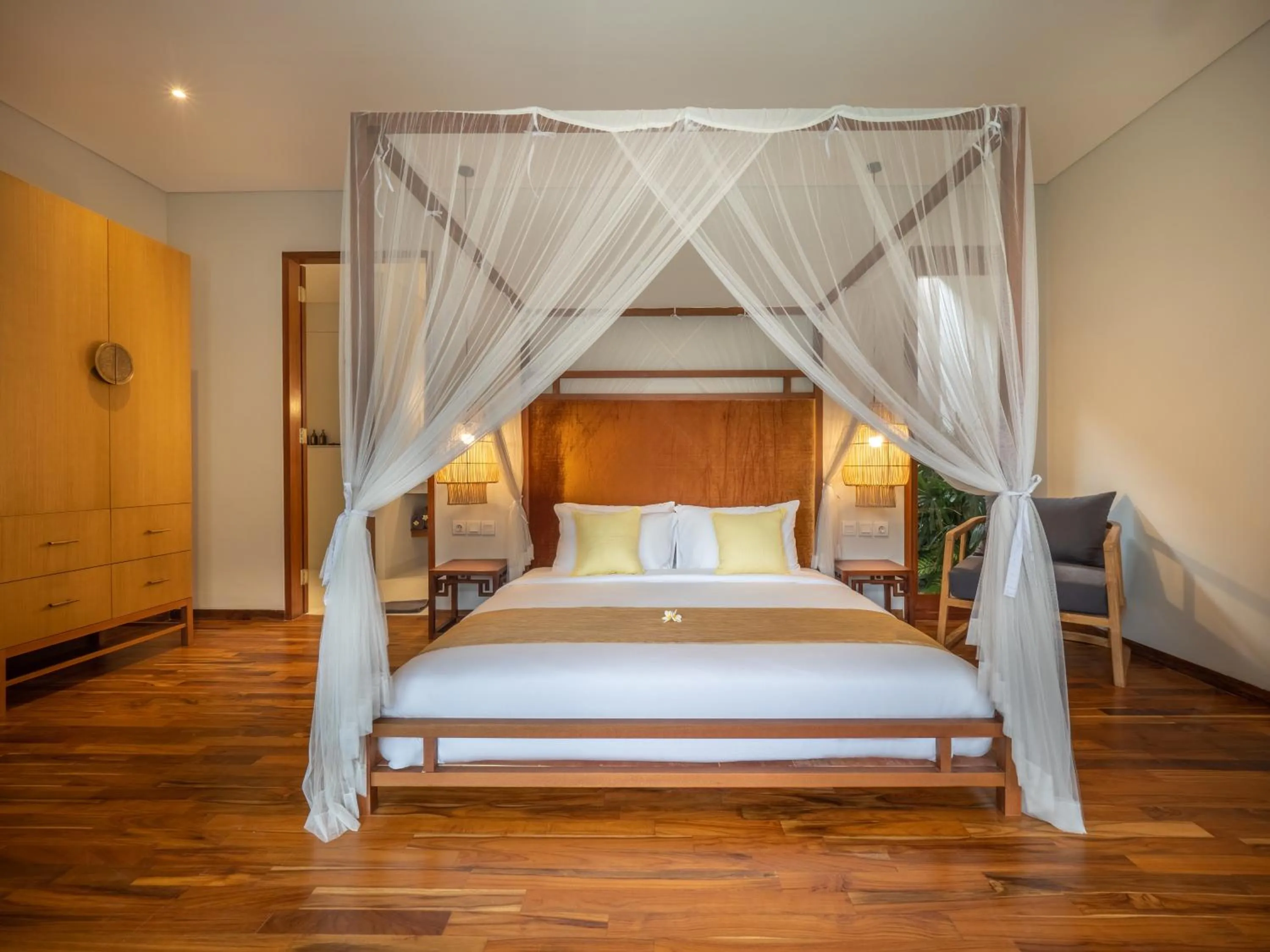 Bed in Bumbak Park Villas By Nakula
