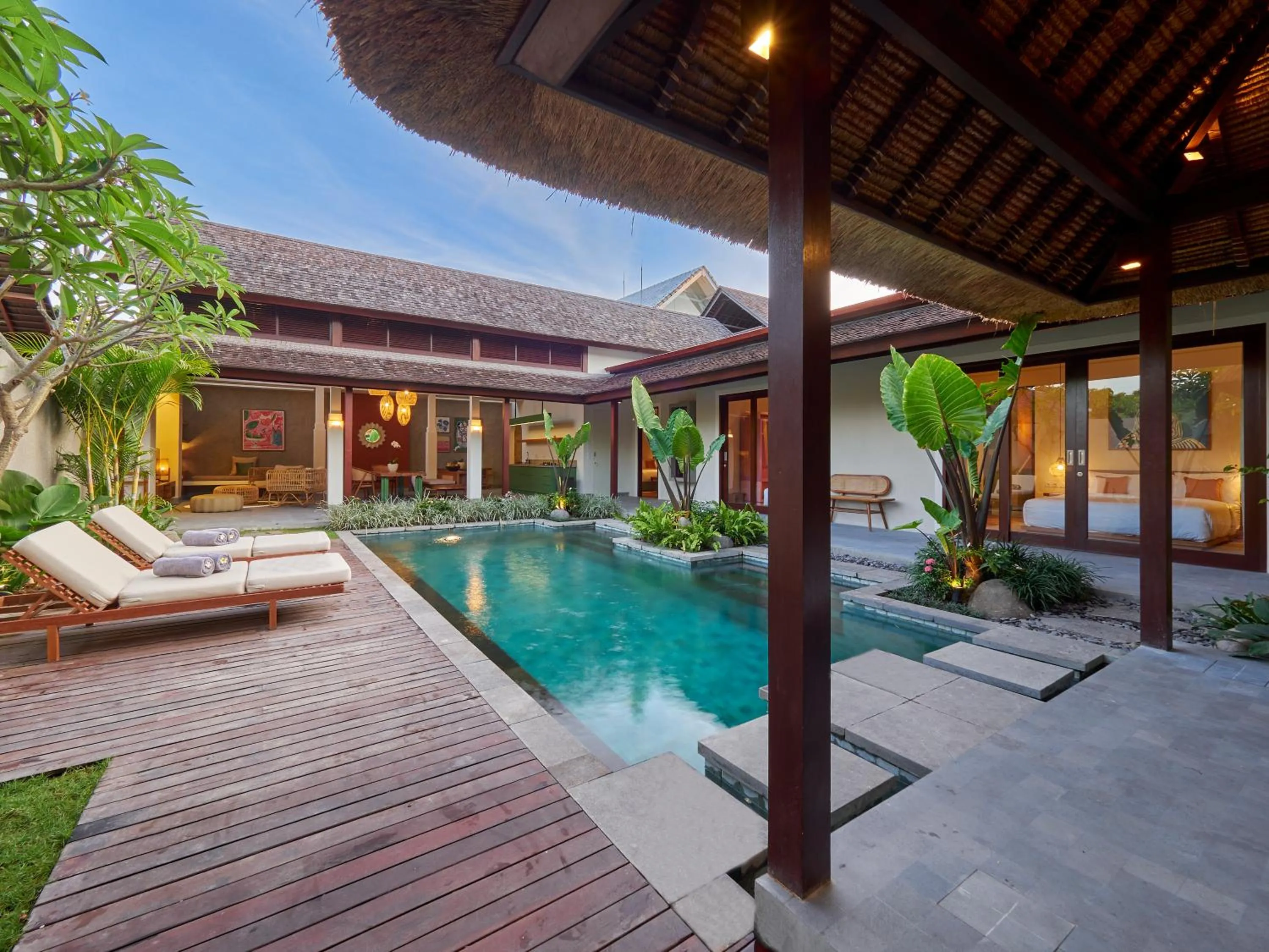 Patio in Bumbak Park Villas By Nakula