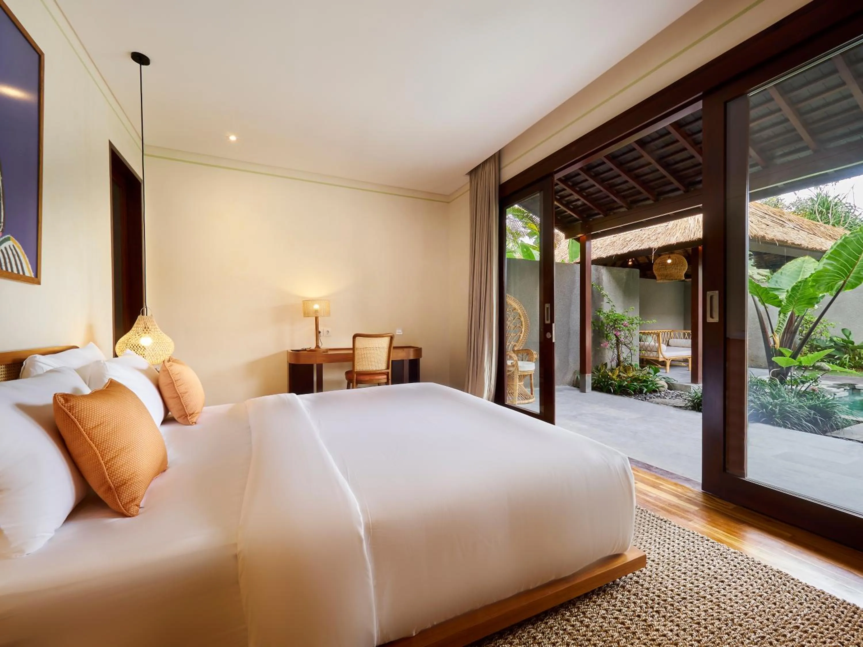 Bed in Bumbak Park Villas By Nakula