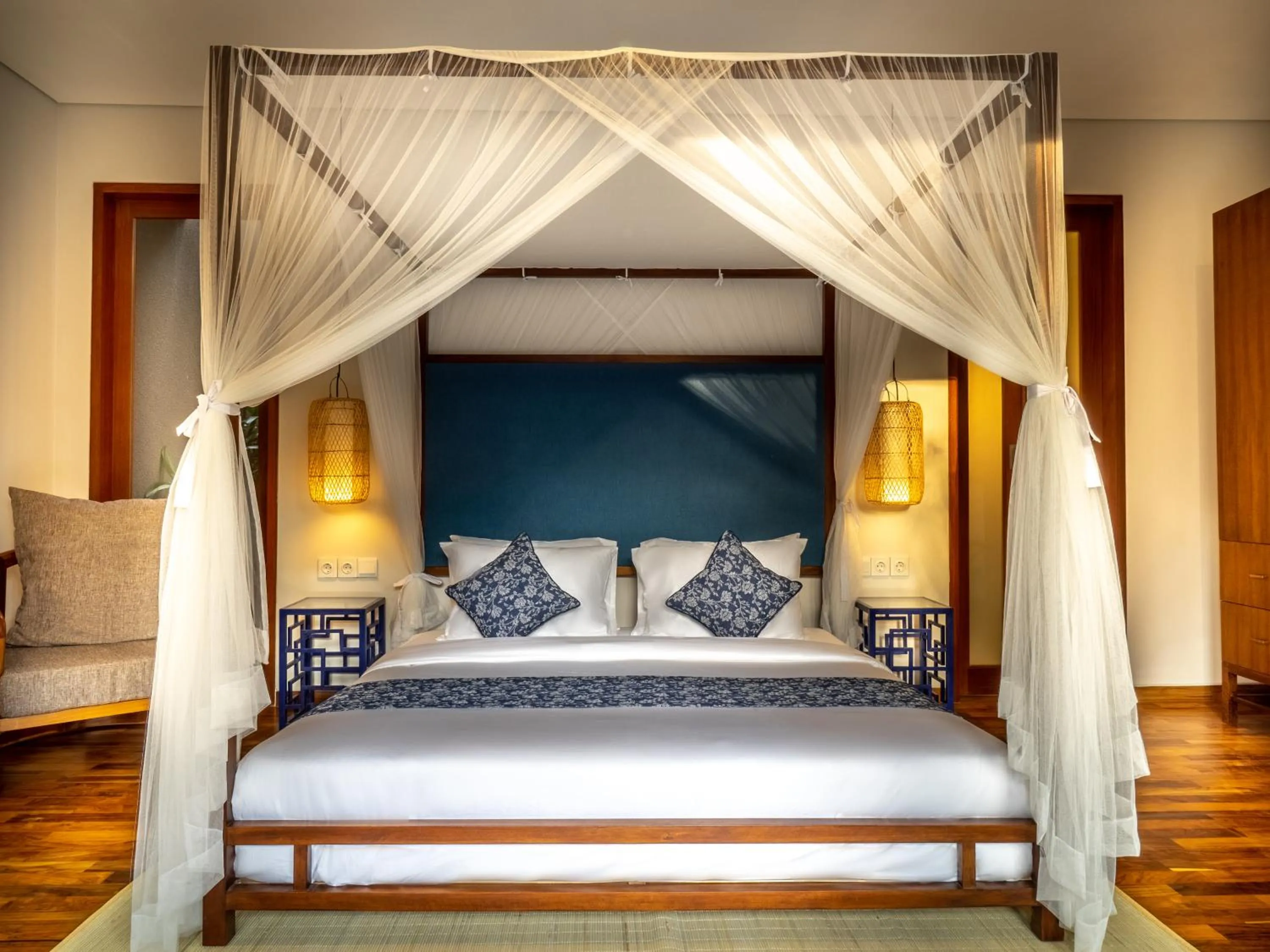 Bed in Bumbak Park Villas By Nakula