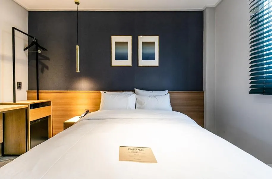 Bed in Hotel No. 25 Gyeongju bus terminal