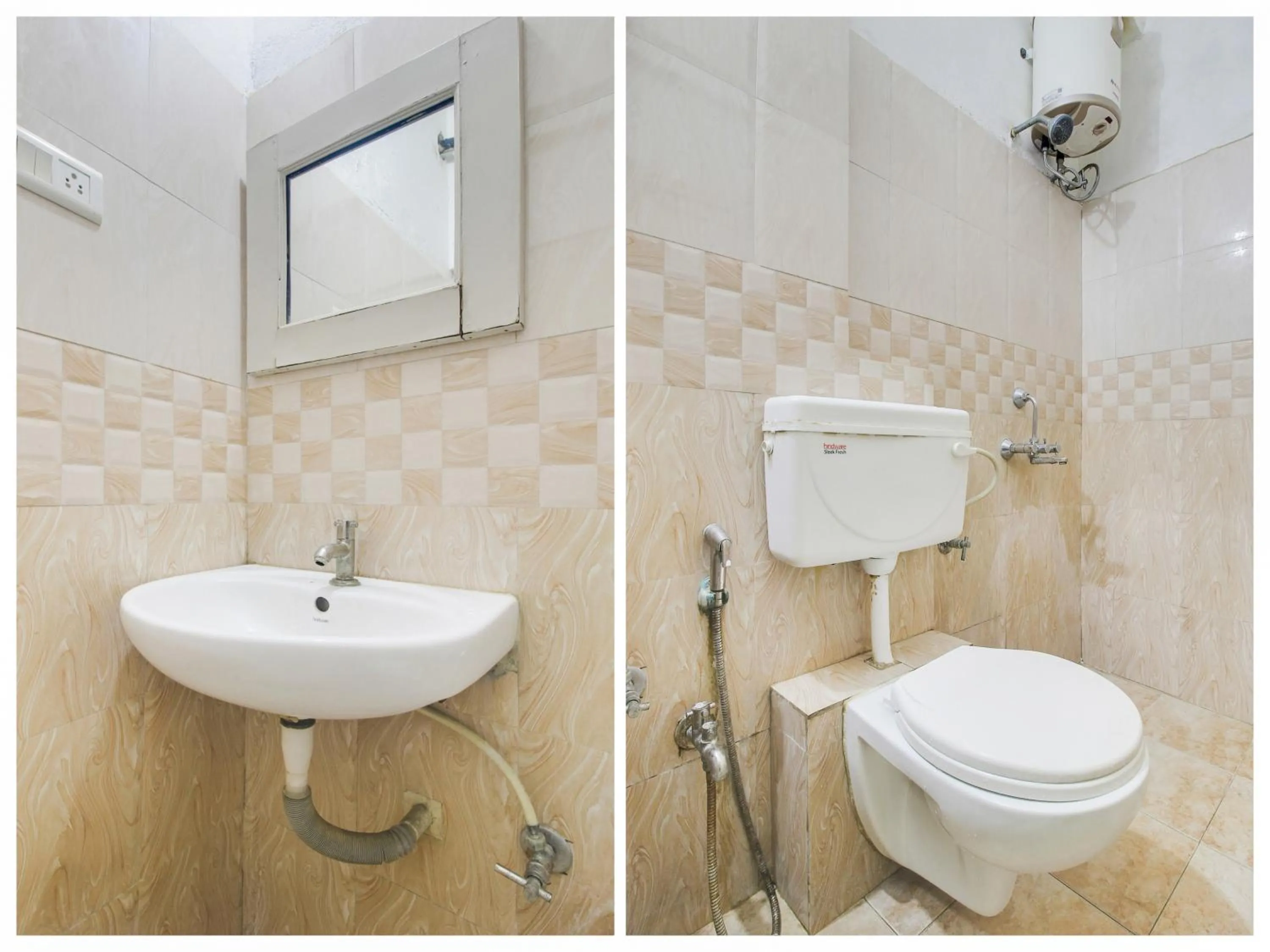 Bathroom in Hotel O Bharat Lodge