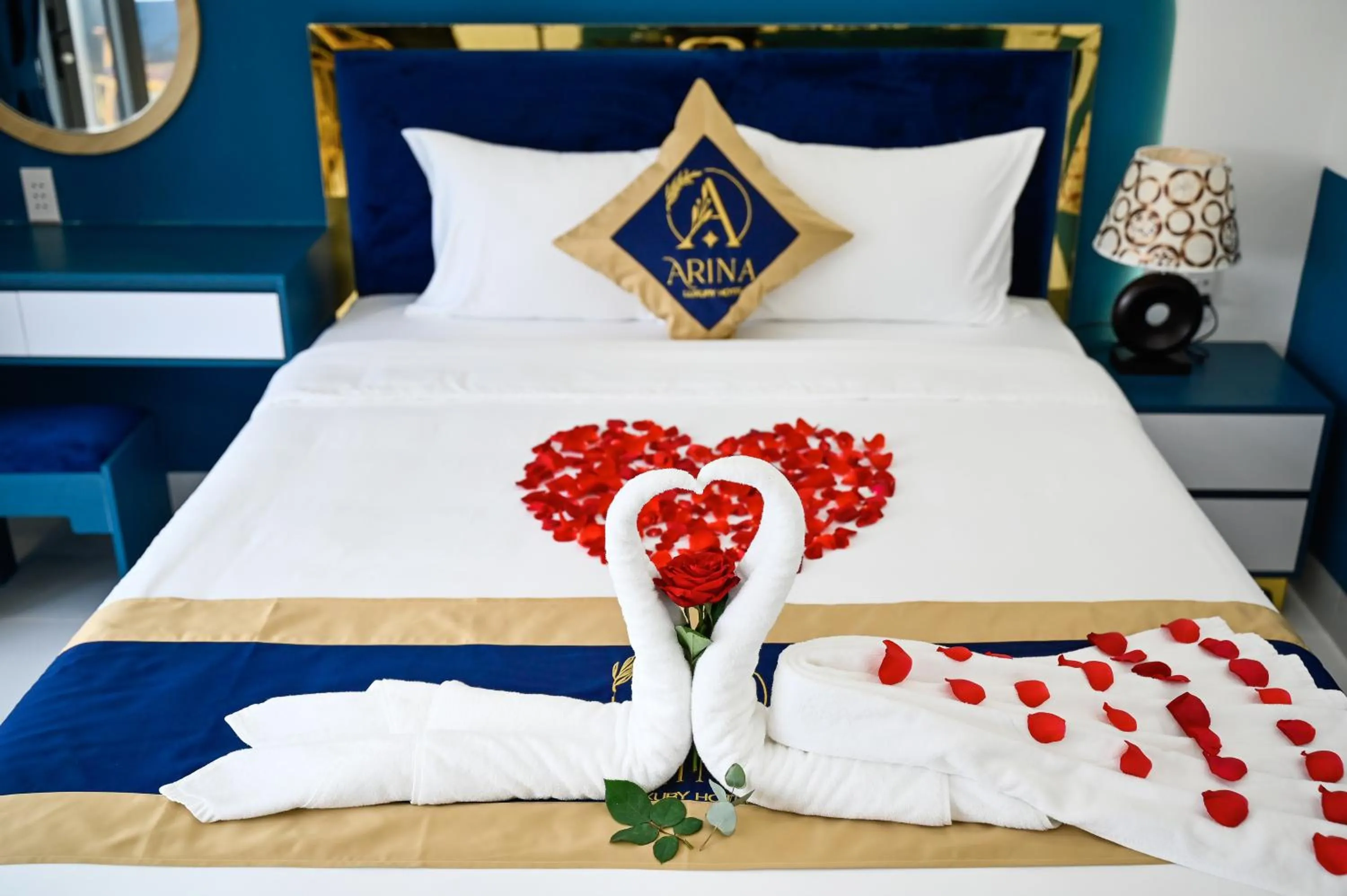 Bed in Arina Luxury Hotel - Vincom Tay Ninh