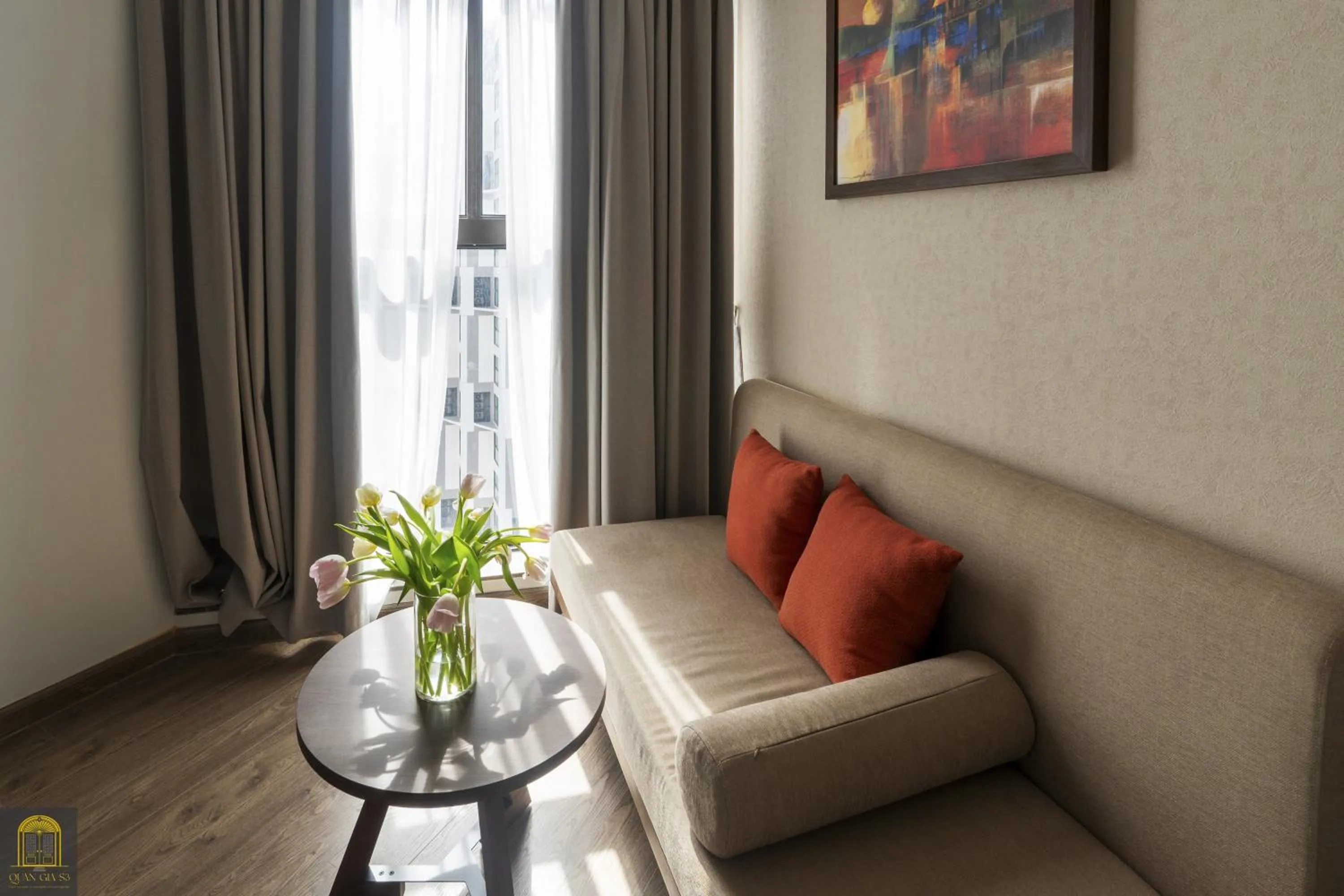 Living room in Mandala Pearl Azure Retreat