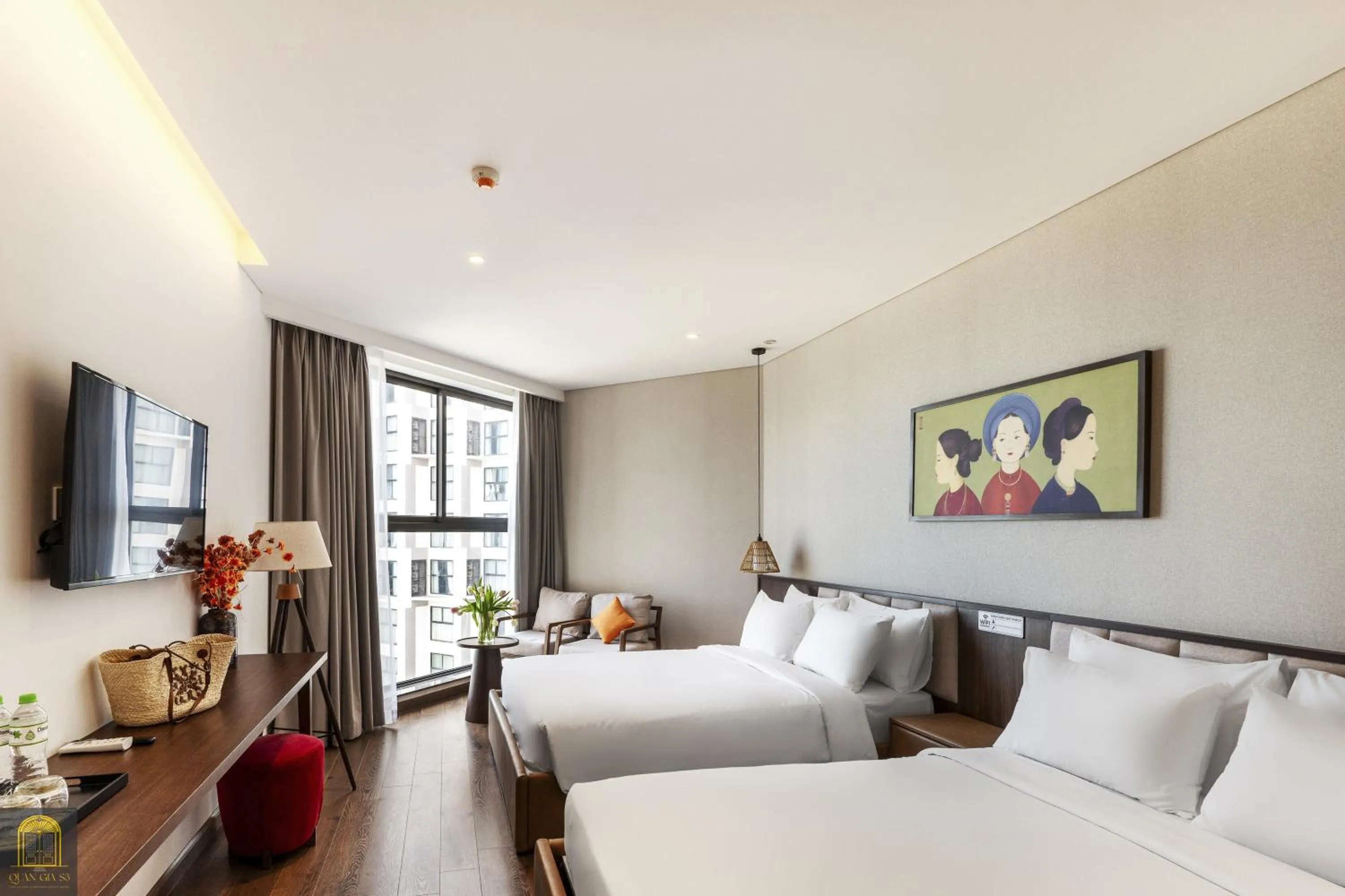 Bed in Mandala Pearl Azure Retreat