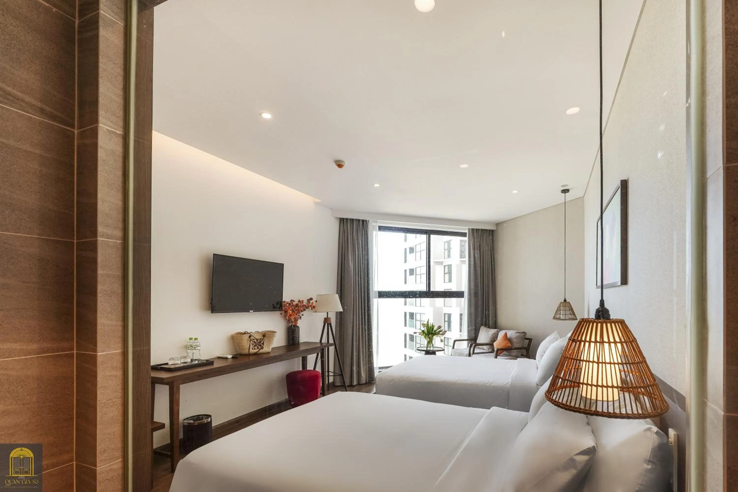 TV and multimedia, Bed in Mandala Pearl Azure Retreat