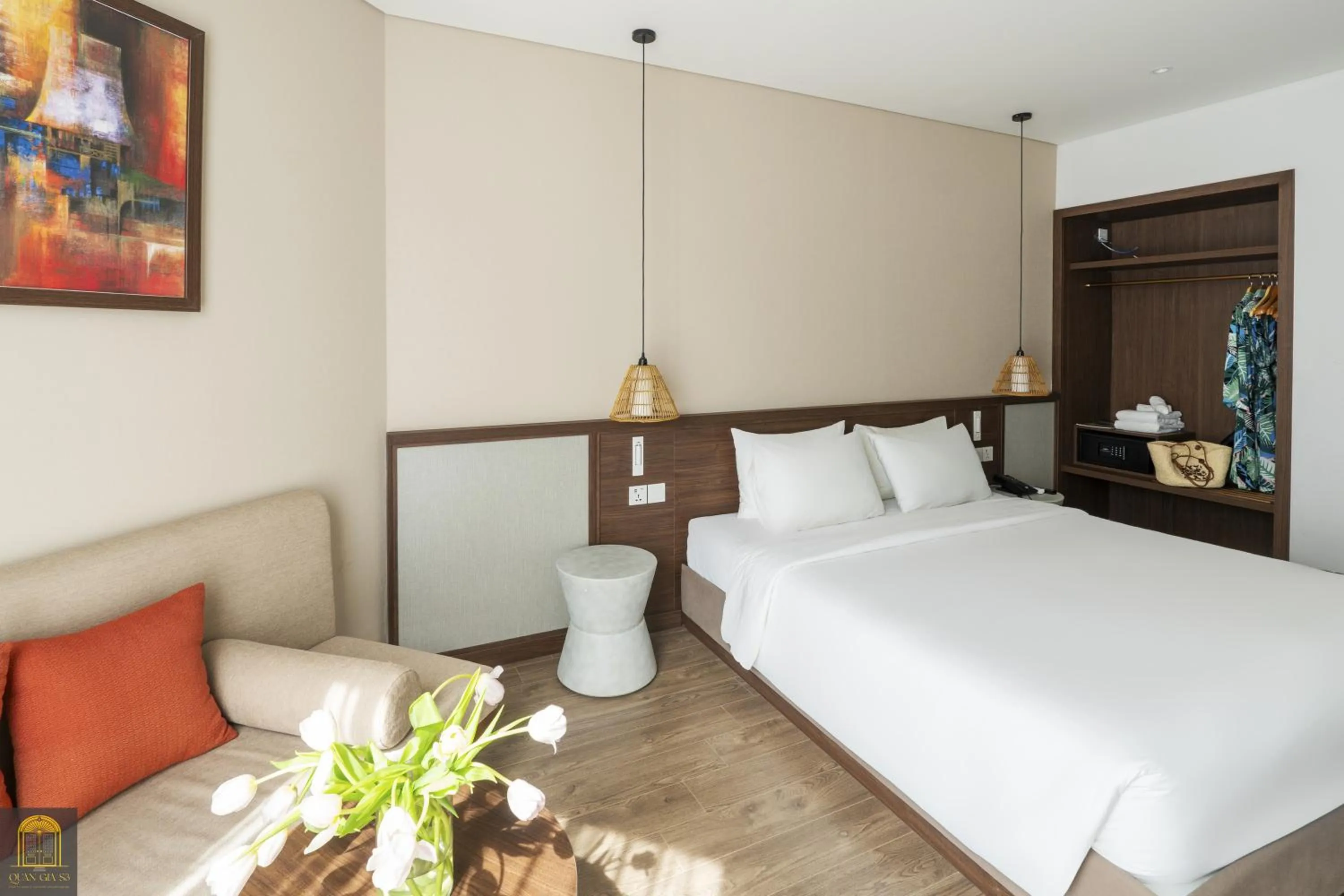 Bed in Mandala Pearl Azure Retreat