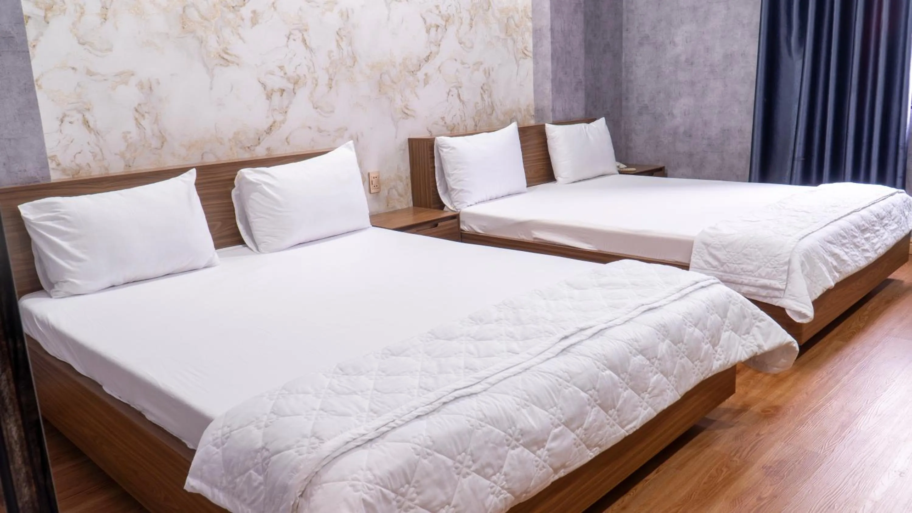 Bed in Thanh Binh Premium Hotel