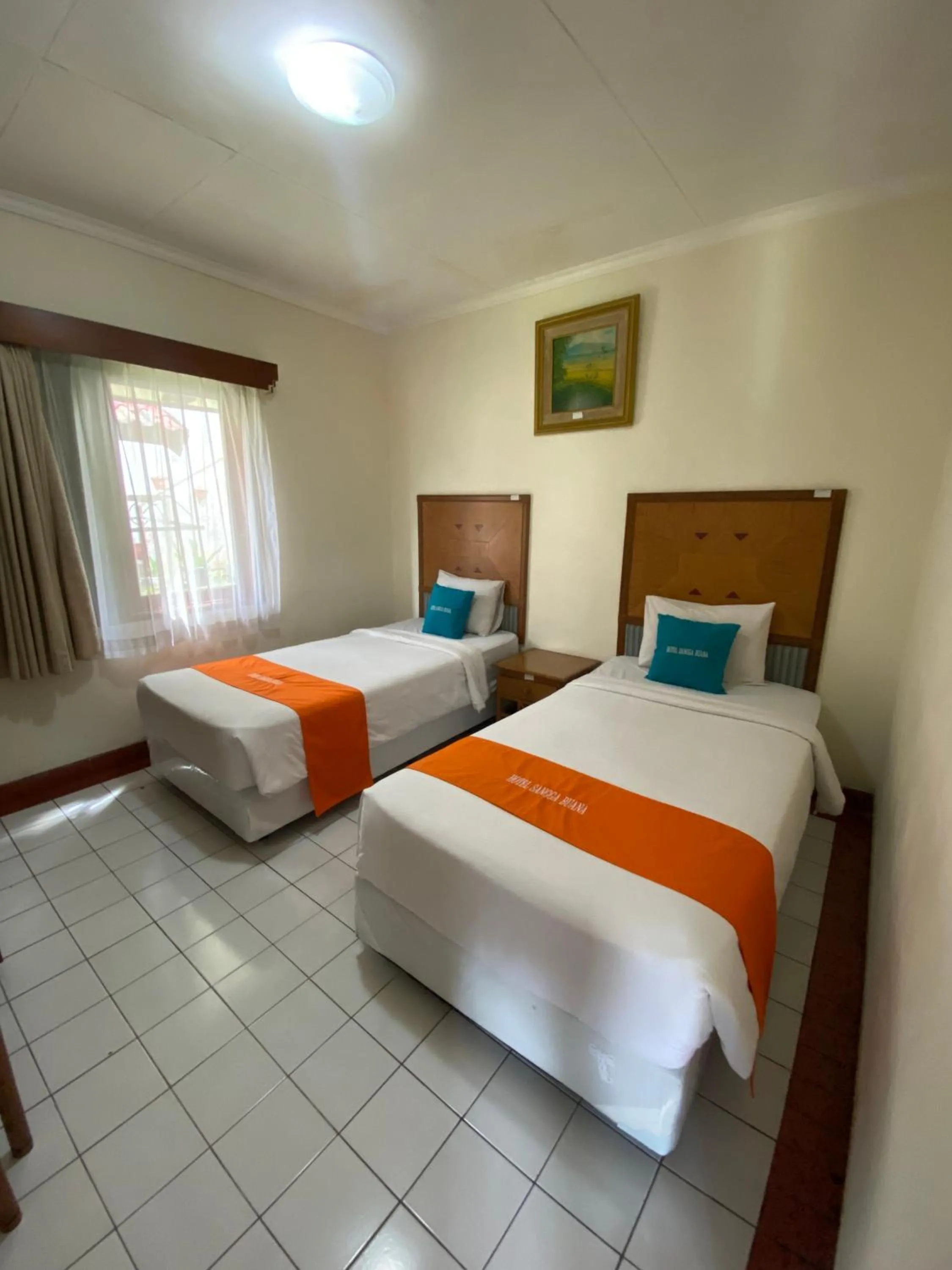 Bed in Sangga Buana Resort & Convention Hotel
