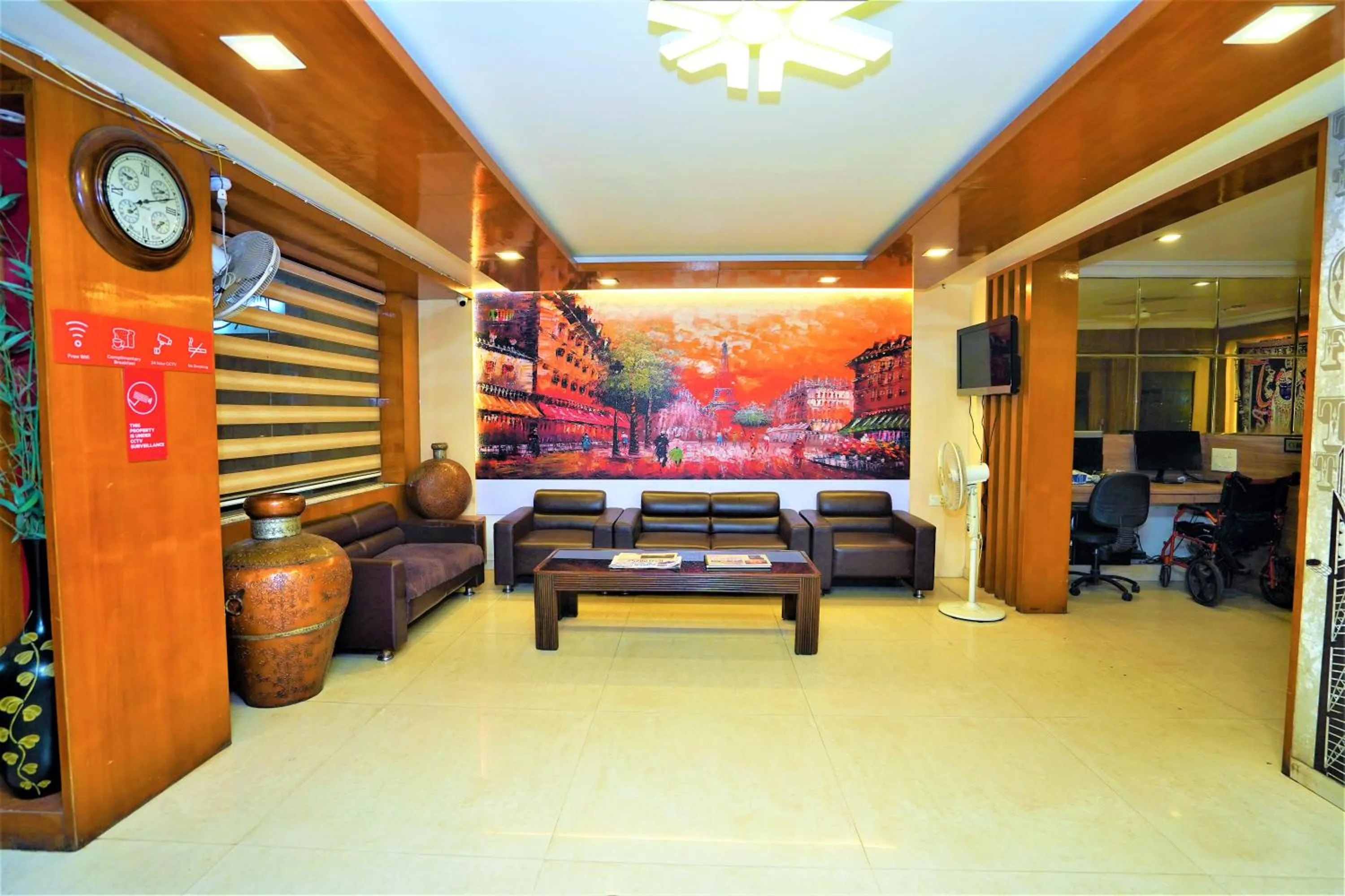 Lobby or reception in New Hotel Europa Inn