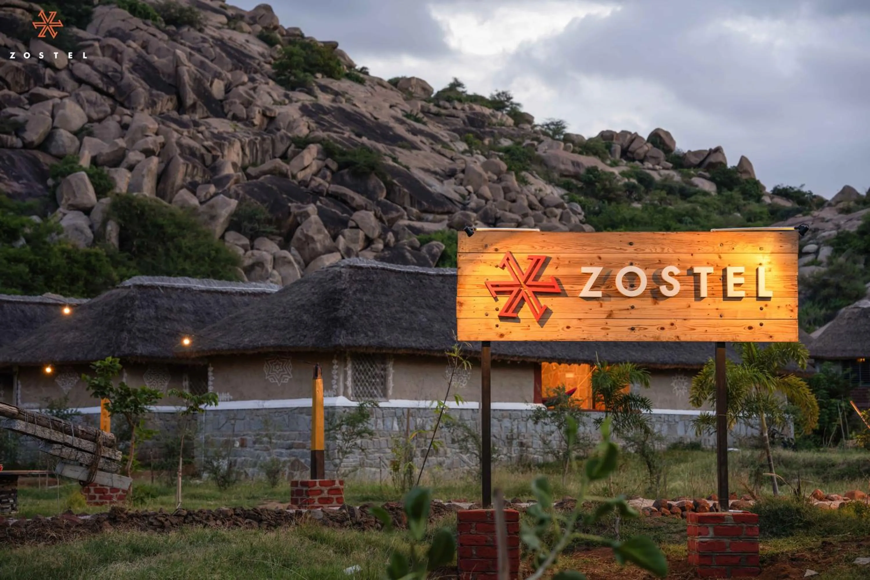 Property logo or sign in Zostel Hampi, Gangavathi