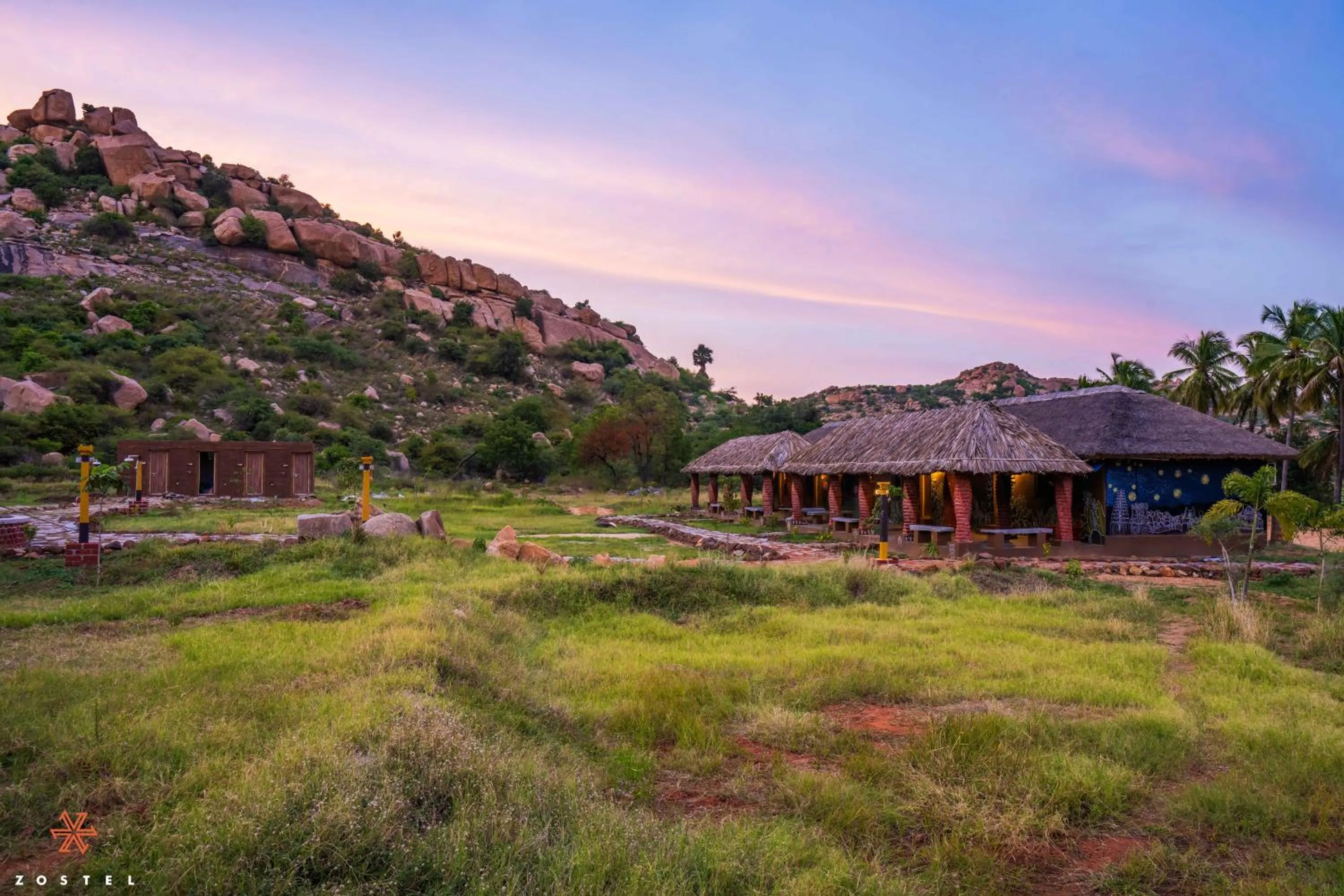Day in Zostel Hampi, Gangavathi