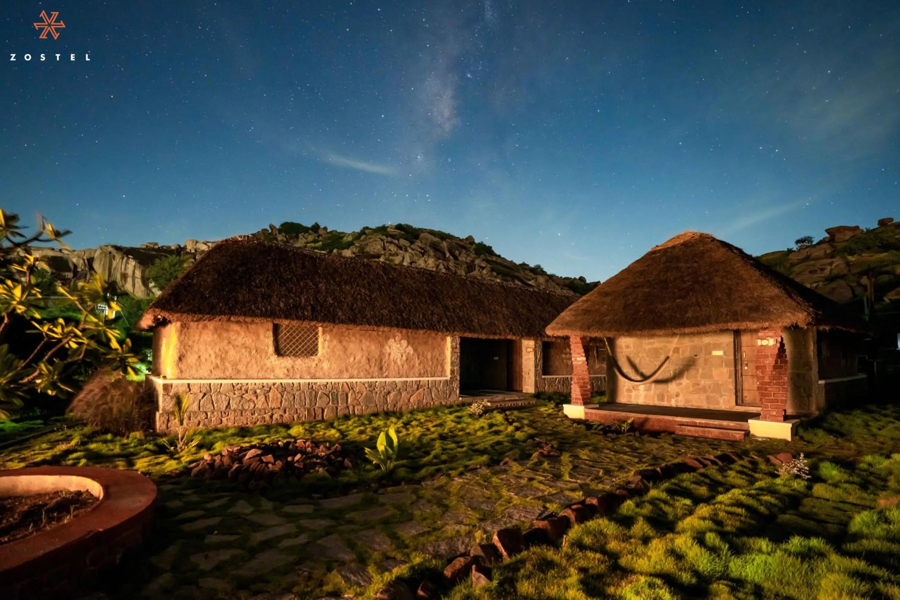 Property building in Zostel Hampi, Gangavathi