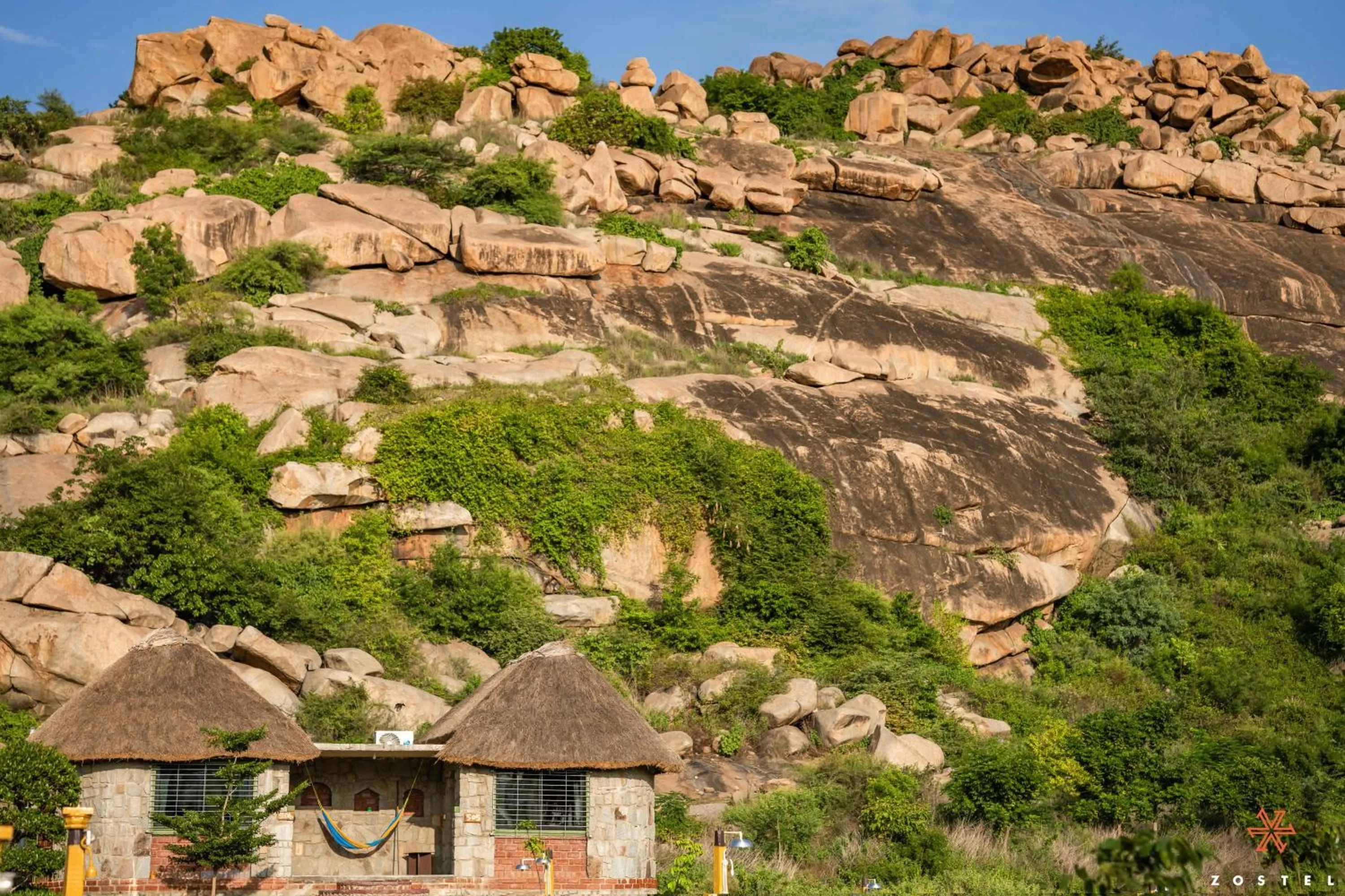Day in Zostel Hampi, Gangavathi