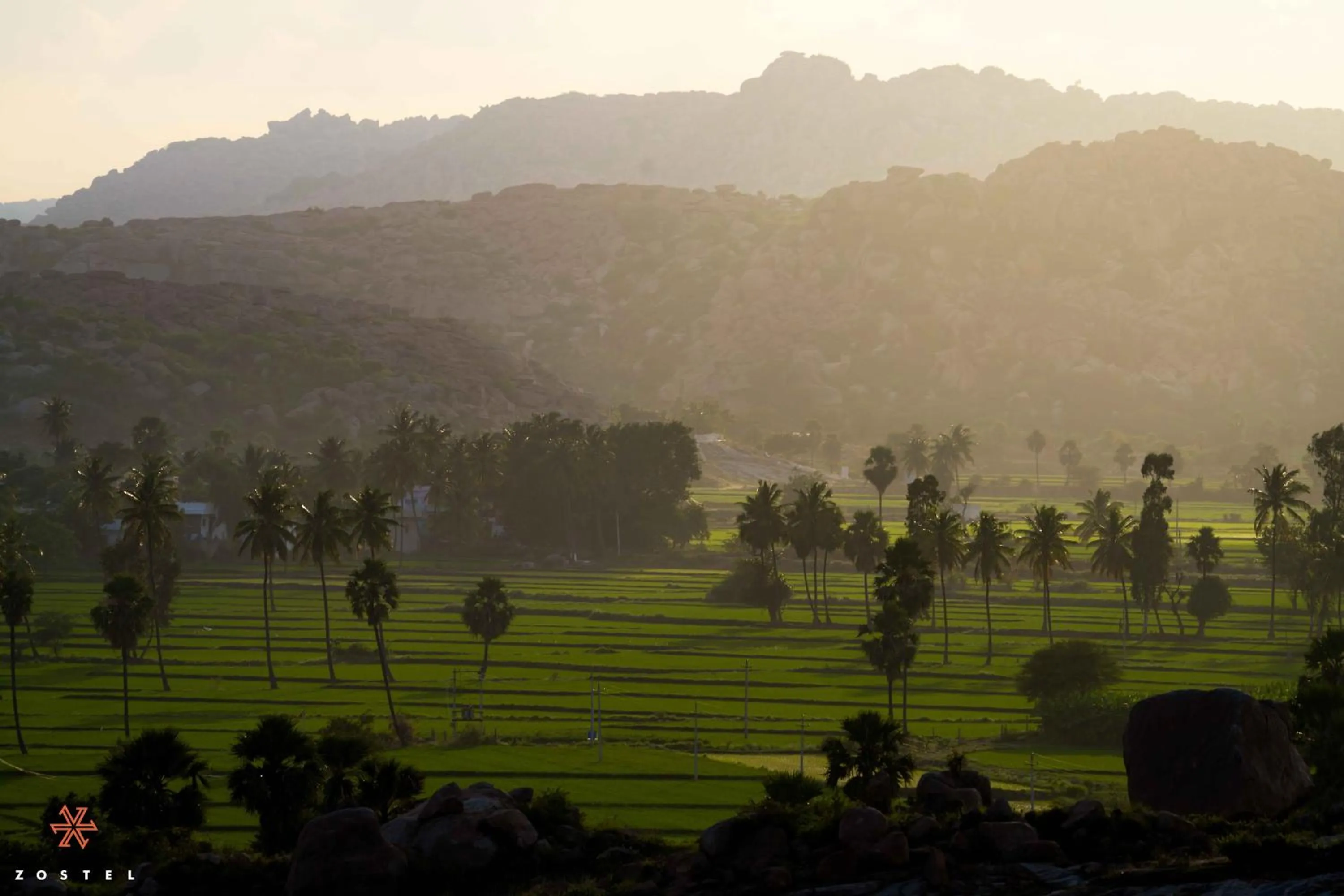 Day in Zostel Hampi, Gangavathi