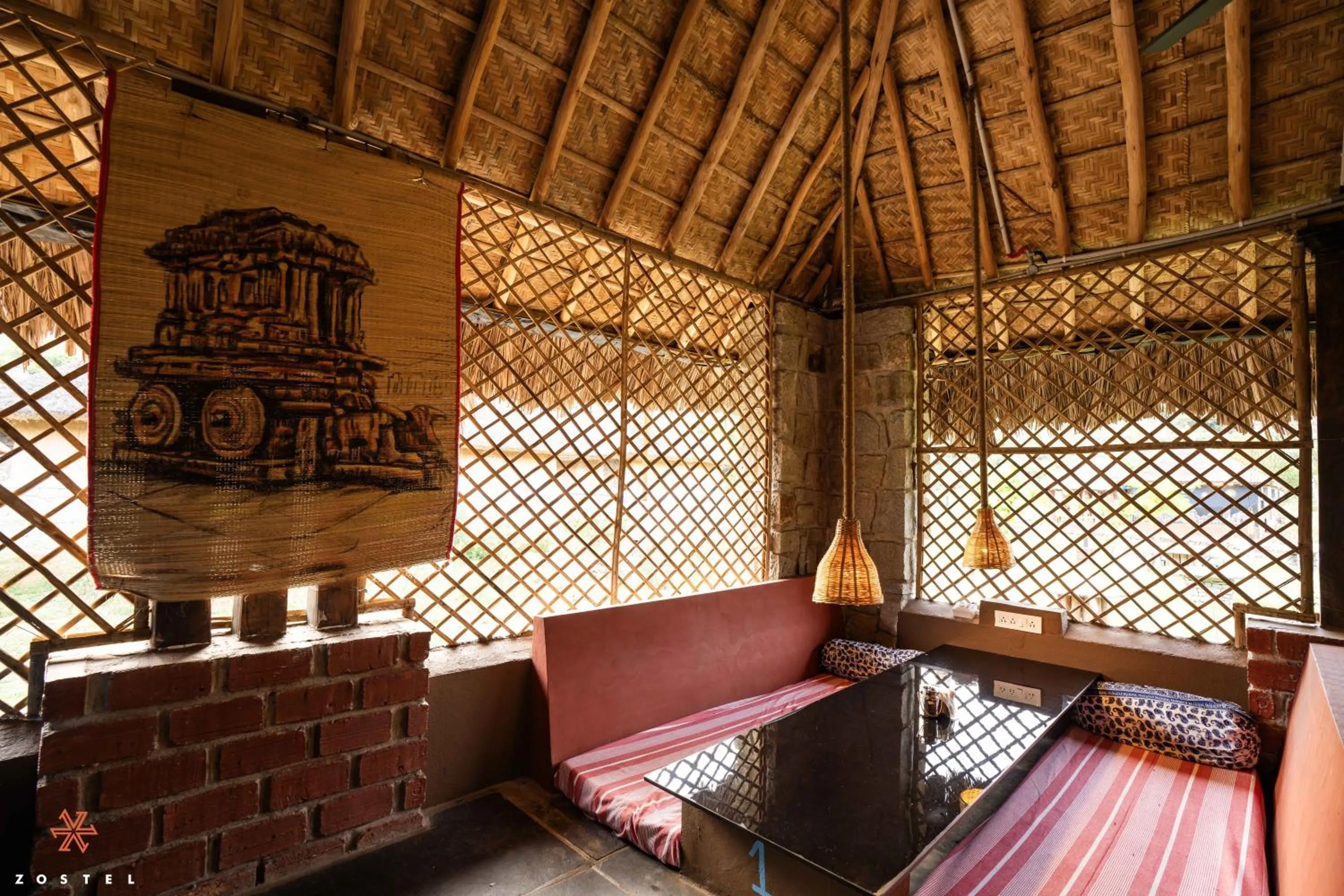 Restaurant/places to eat in Zostel Hampi, Gangavathi