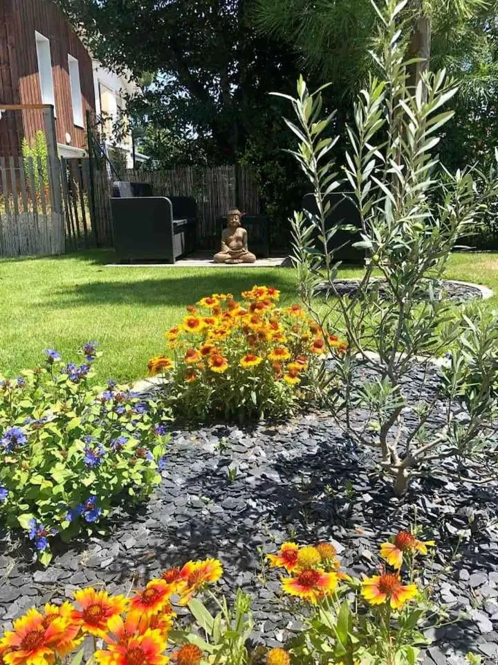 Garden in L' Hippocampe du bassin - 3 étoiles