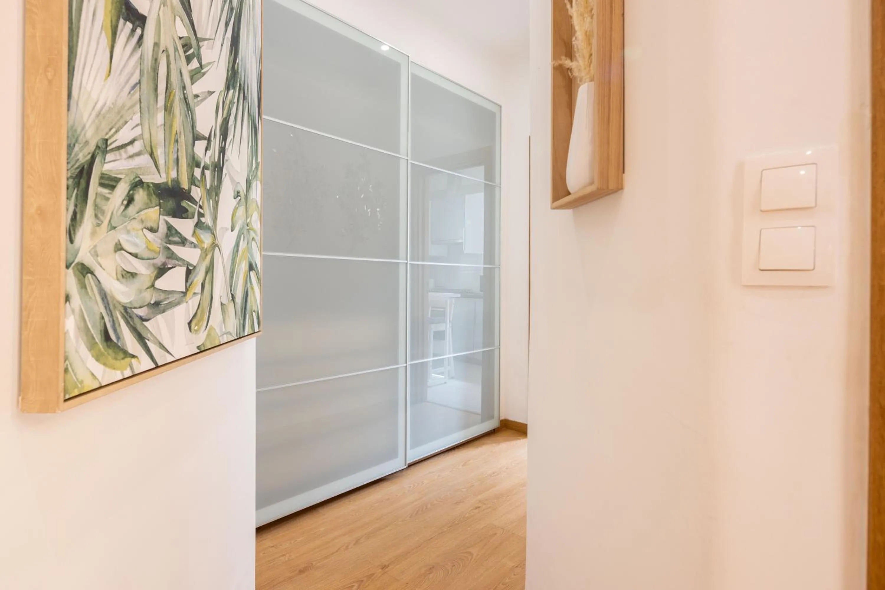 wardrobe in Serene 2BDR Apartment W/ Patio by LovelyStay