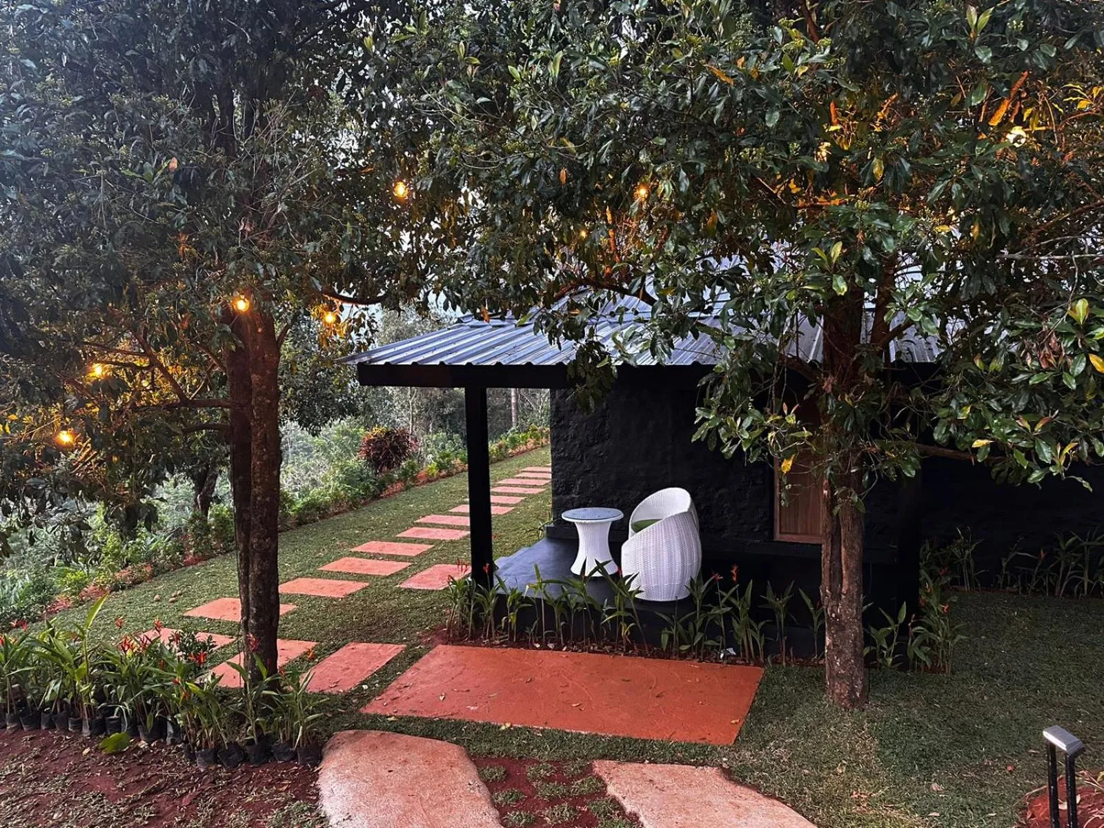 Patio in Viceroy Luxury Mountain Resort and Spa