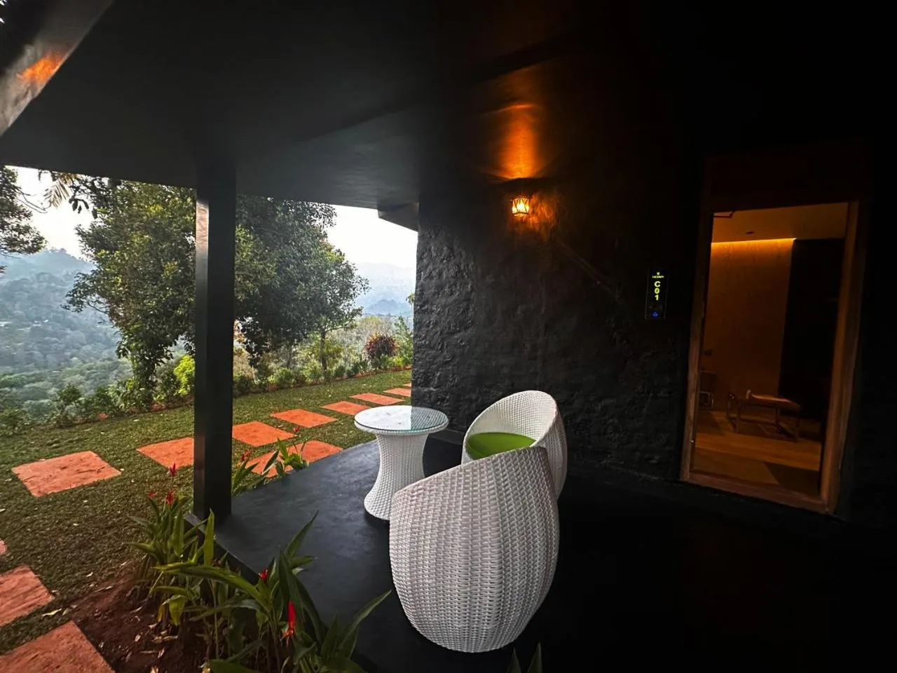 Patio in Viceroy Luxury Mountain Resort and Spa