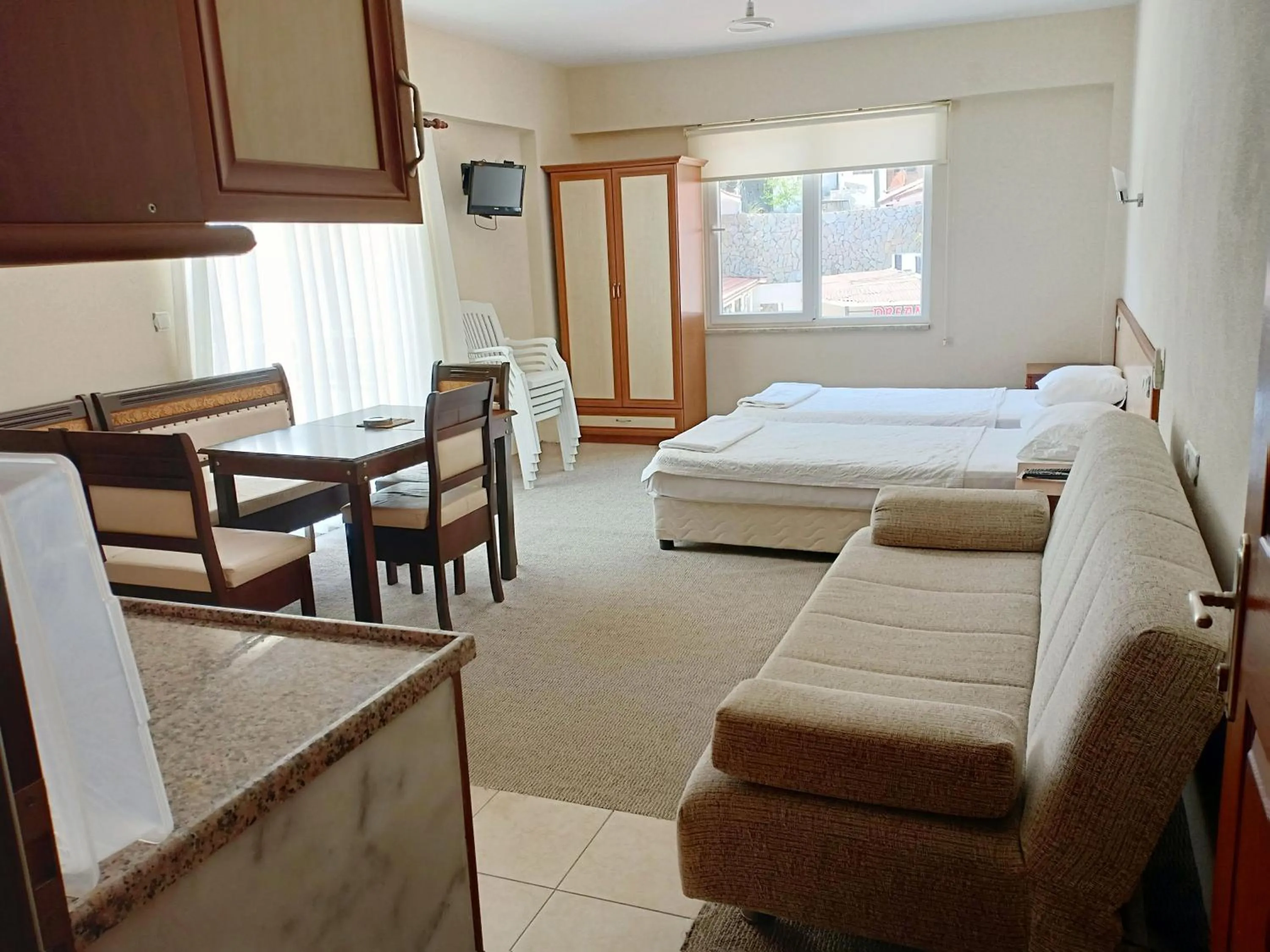 Bed in Sarıgerme Apart