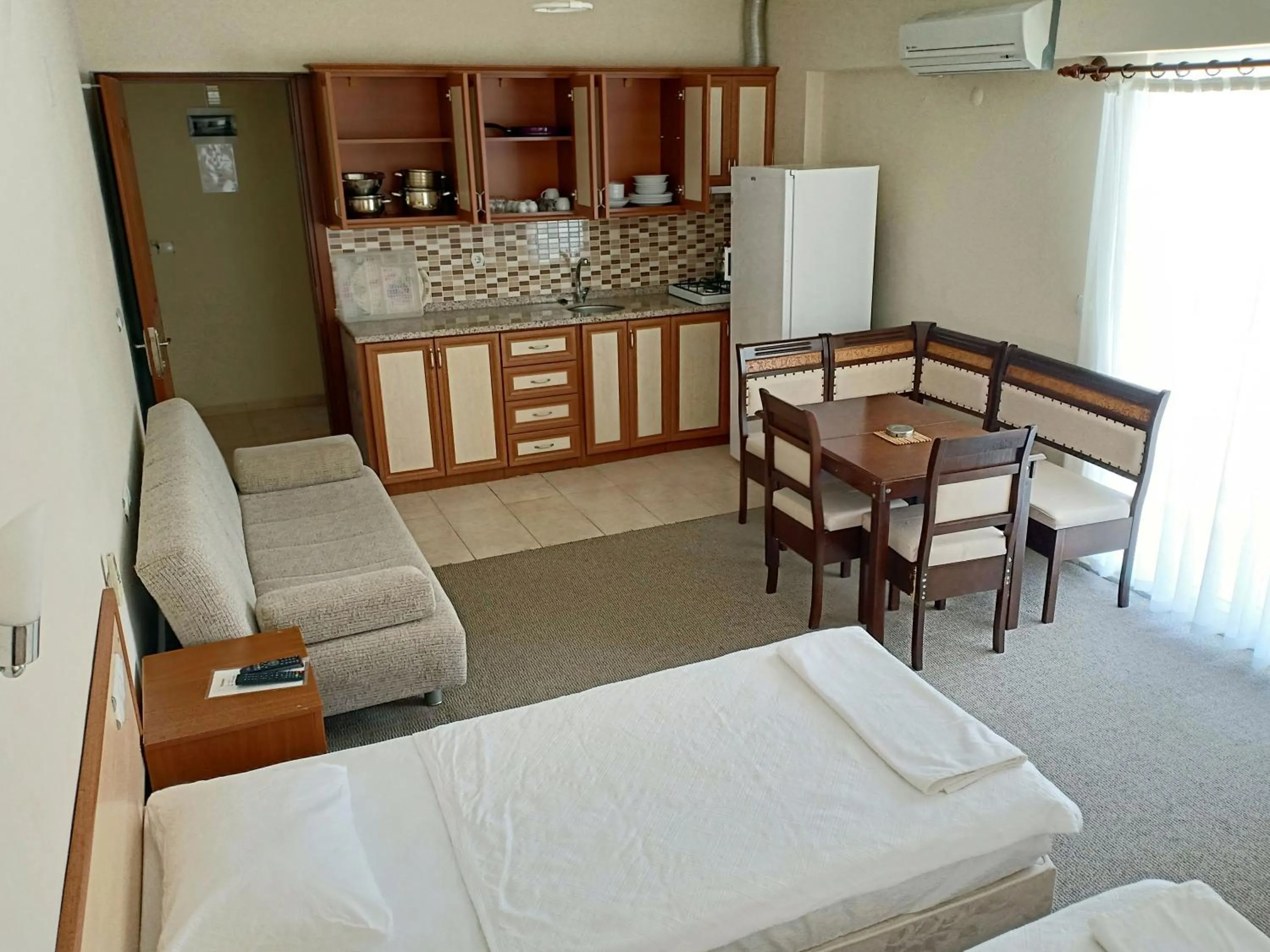 Bed in Sarıgerme Apart