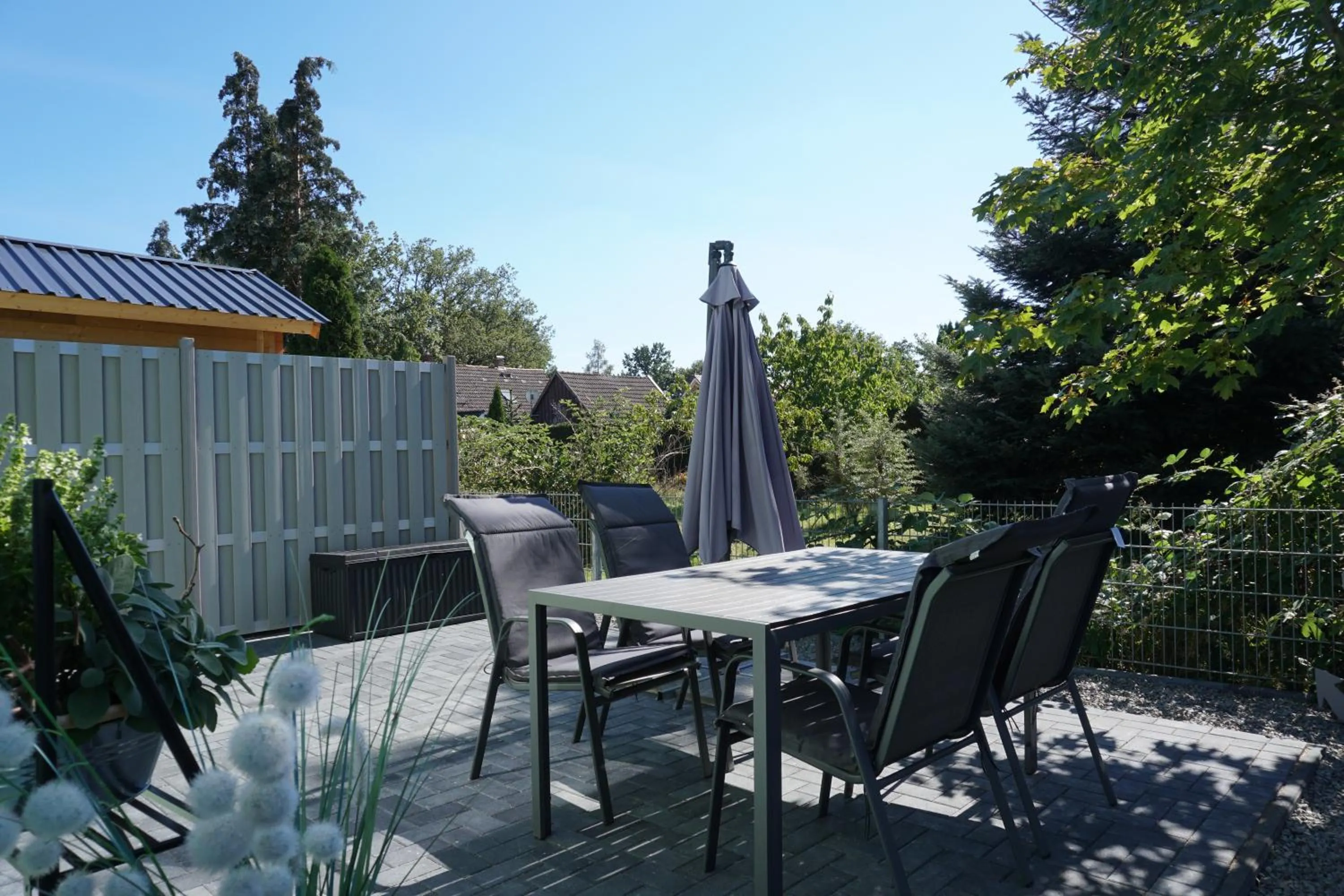 Balcony/Terrace in Ferienhaus Seekoje