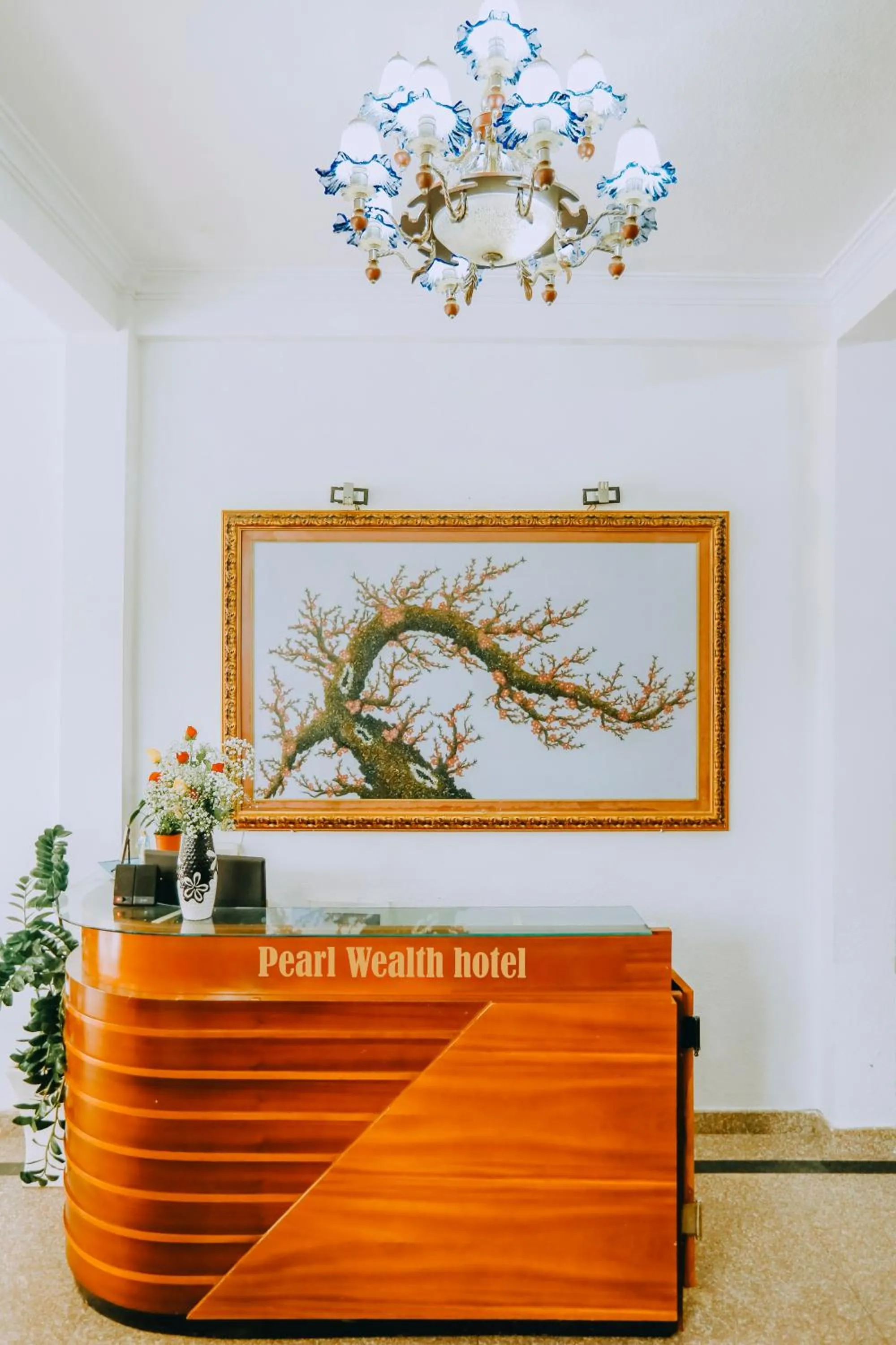 Lobby or reception in Pearl Wealth Dalat Hotel