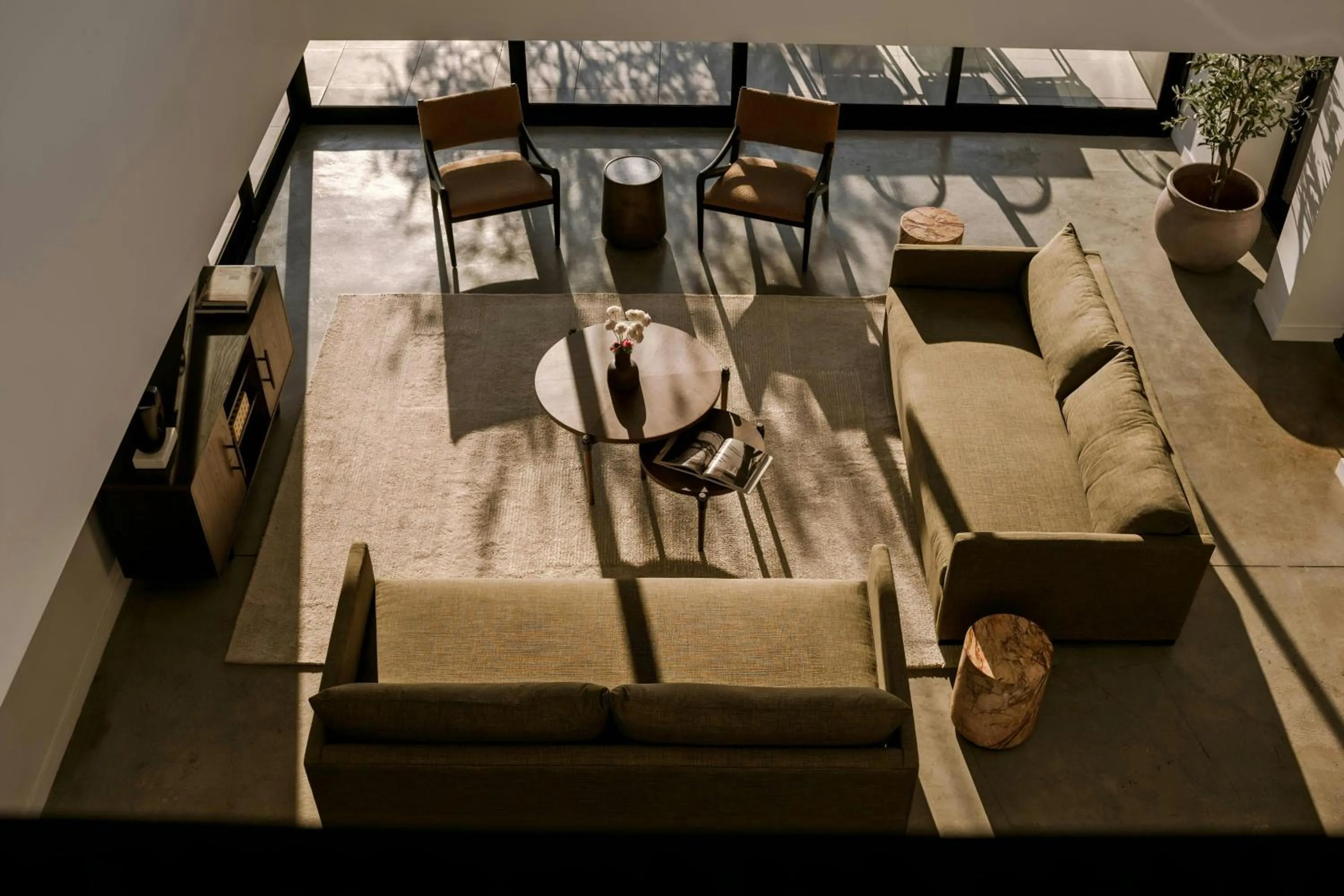 Living room in Sonder by Marriott Bonvoy The Winfield Apartments Downtown LA