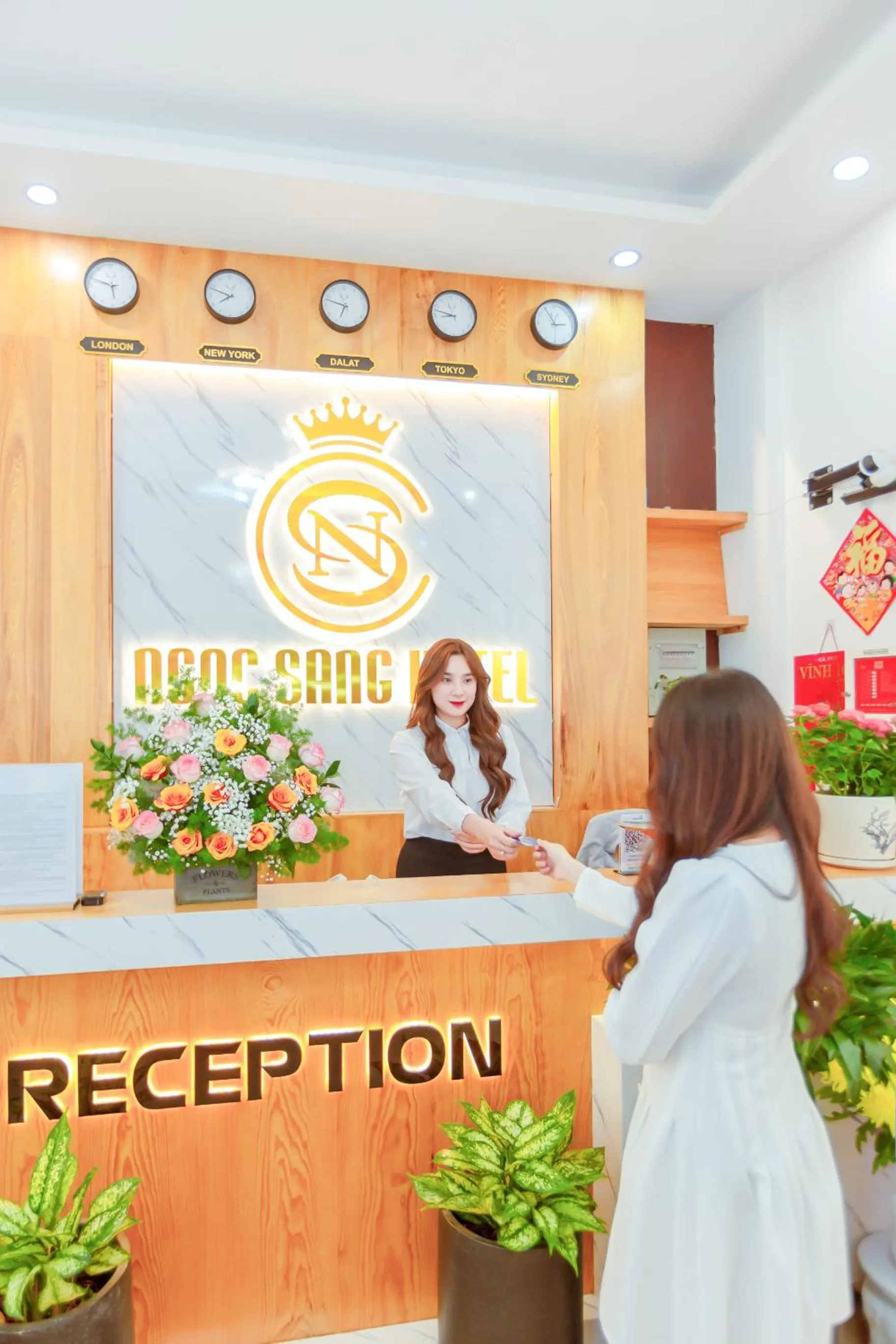 Lobby or reception in Ngọc Sang 1 Hotel