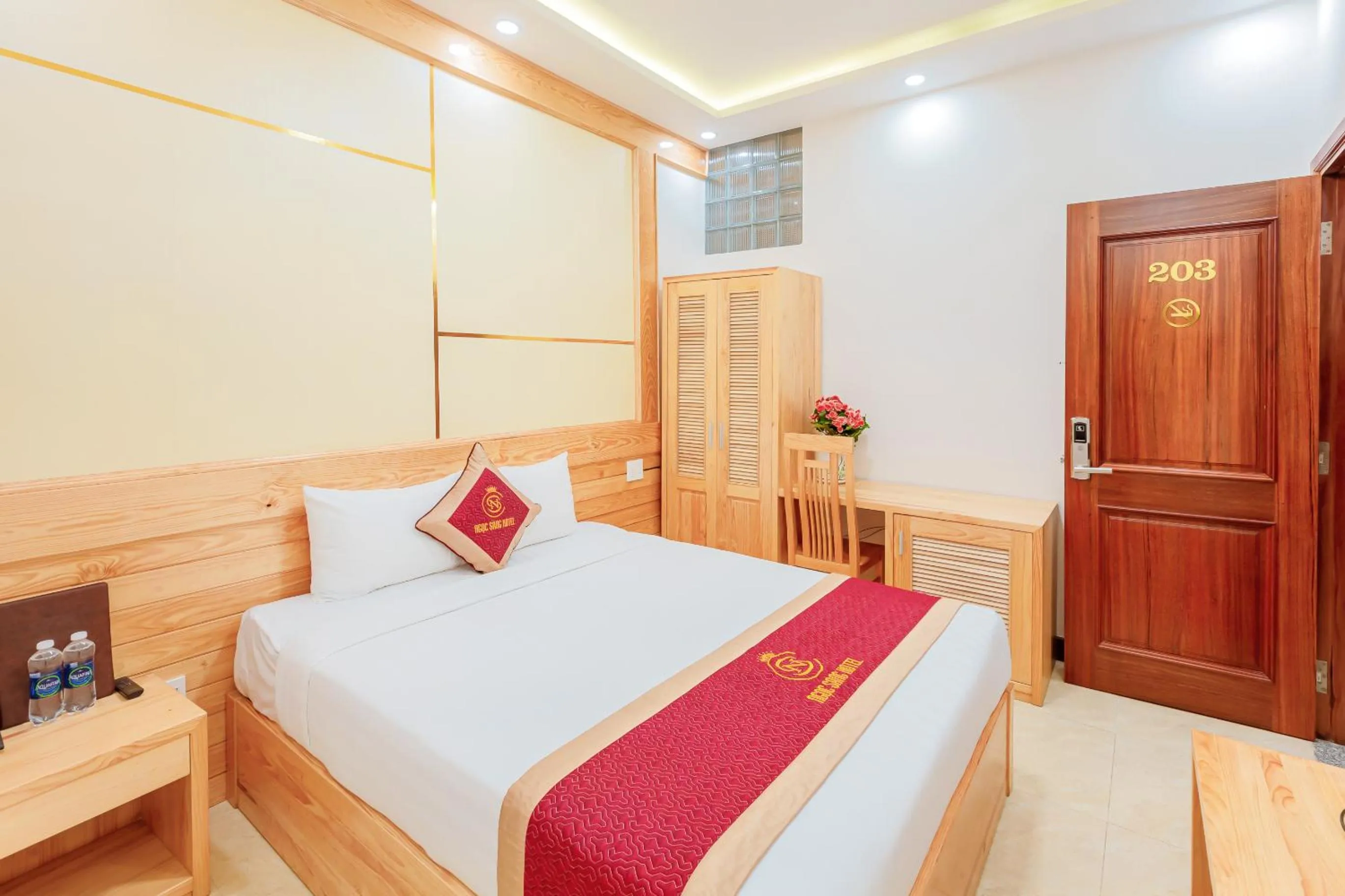 Bed in Ngọc Sang 1 Hotel